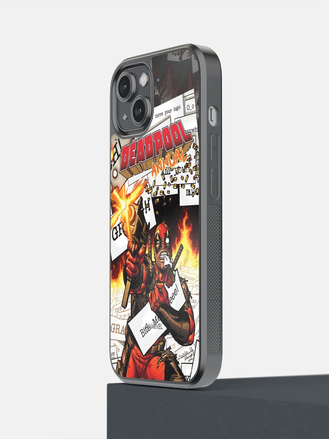 

macmerise White & Brown Printed iPhone 14 Bumper Case