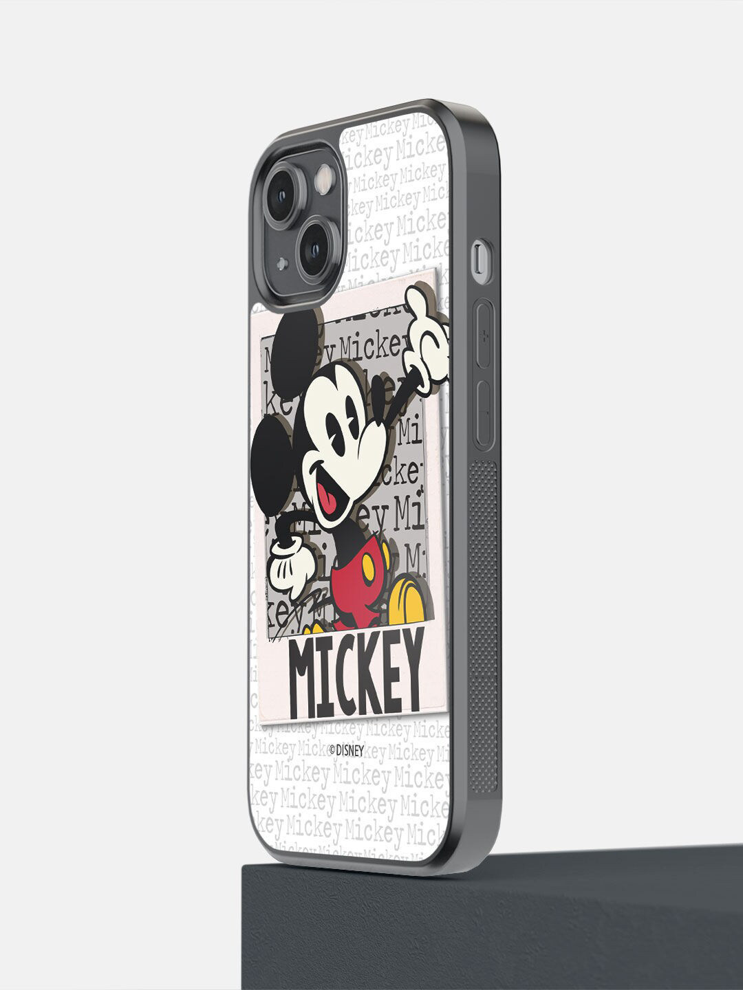 

macmerise White & Black Hello Mr Mickey Printed iPhone 14 Bumper Case