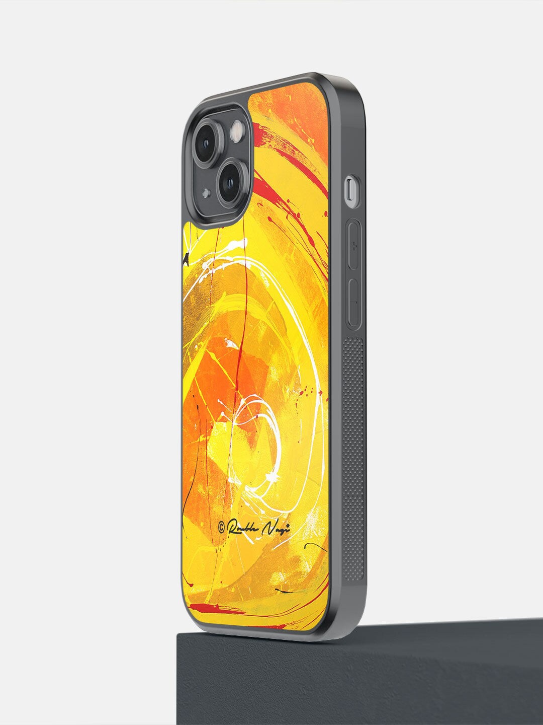 

macmerise Yellow & Orange Sun Flower Printed iPhone 14 Bumper Back Case