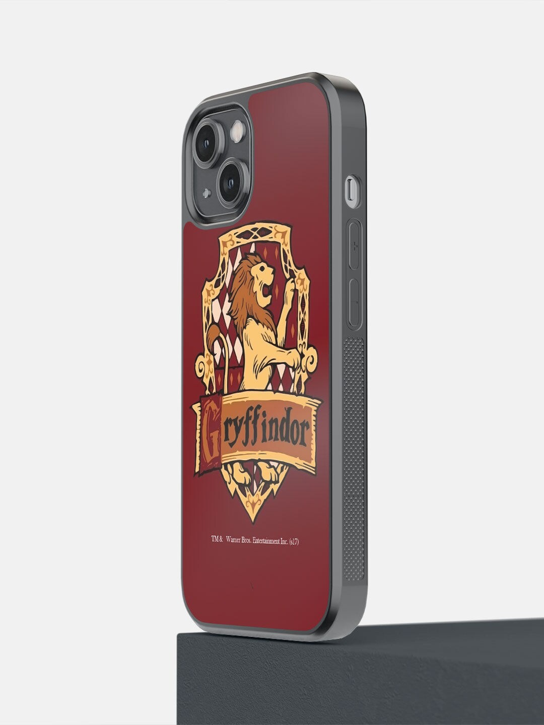 

macmerise Maroon & Beige Crest Gryffindor Printed iPhone 14 Bumper Case