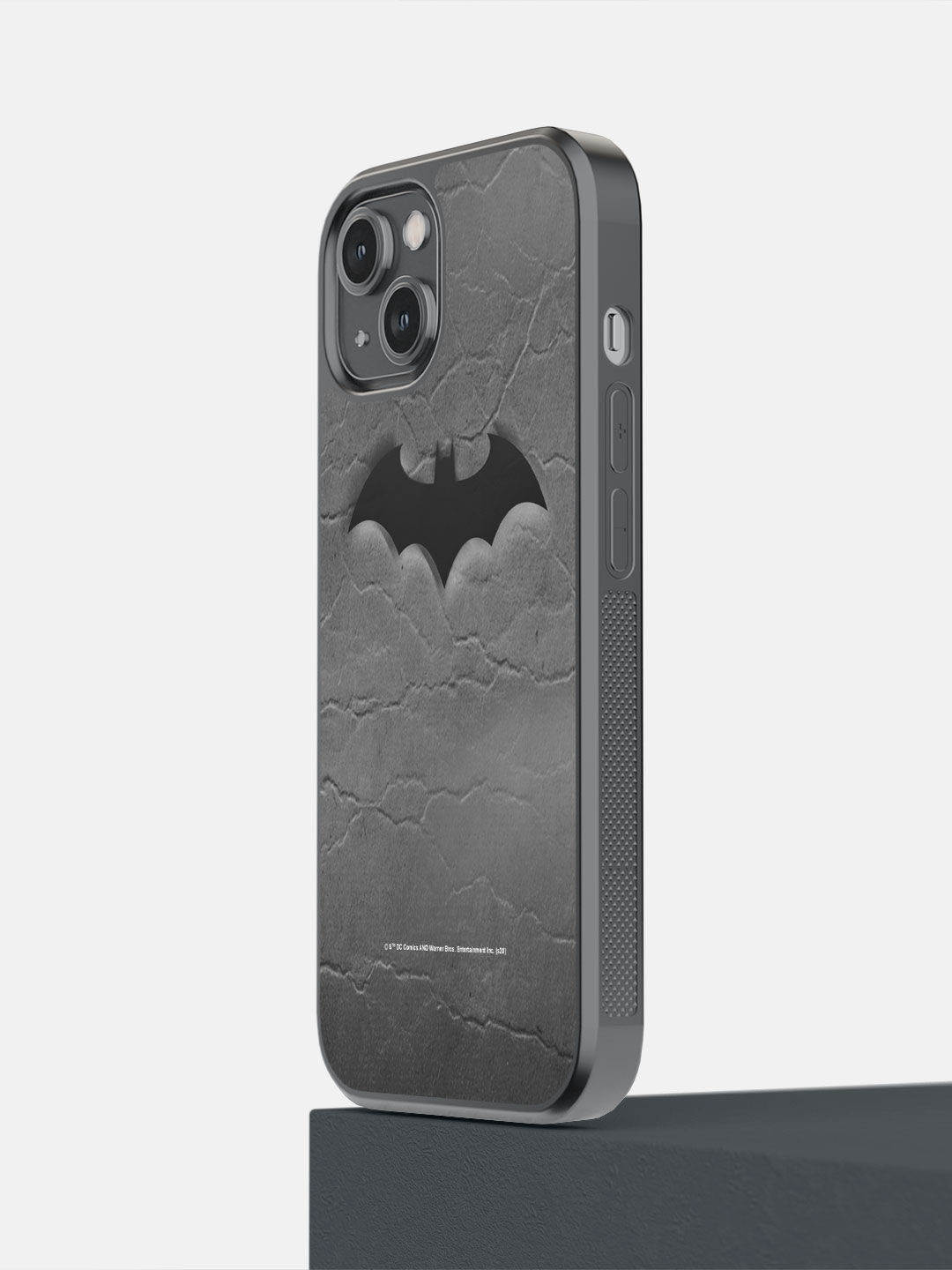 

macmerise Grey Fade Out Batman Printed iPhone 14 Bumper Case