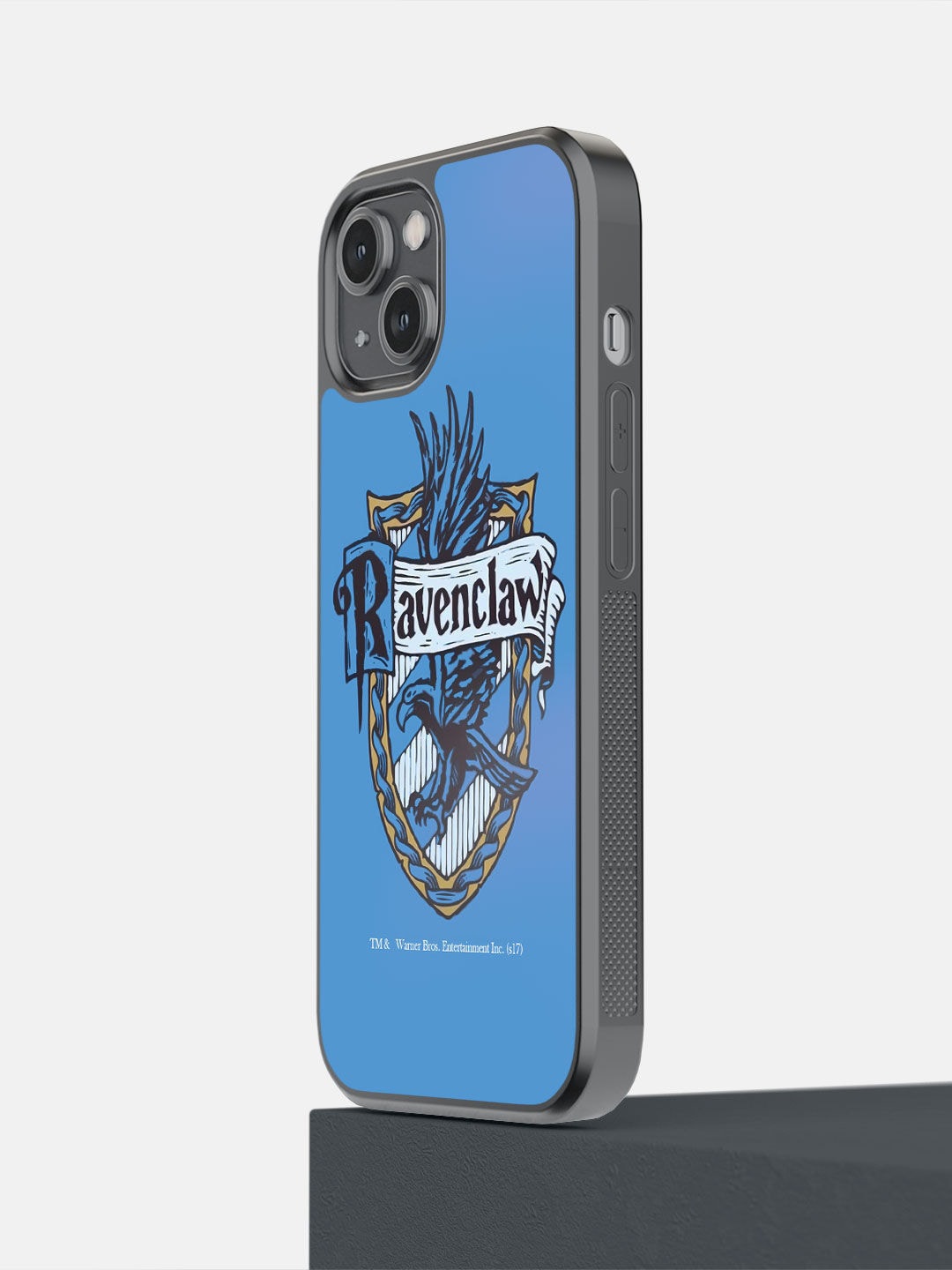 

macmerise Black & Blue Crest Ravenclaw Printed iPhone 14 Bumper Case