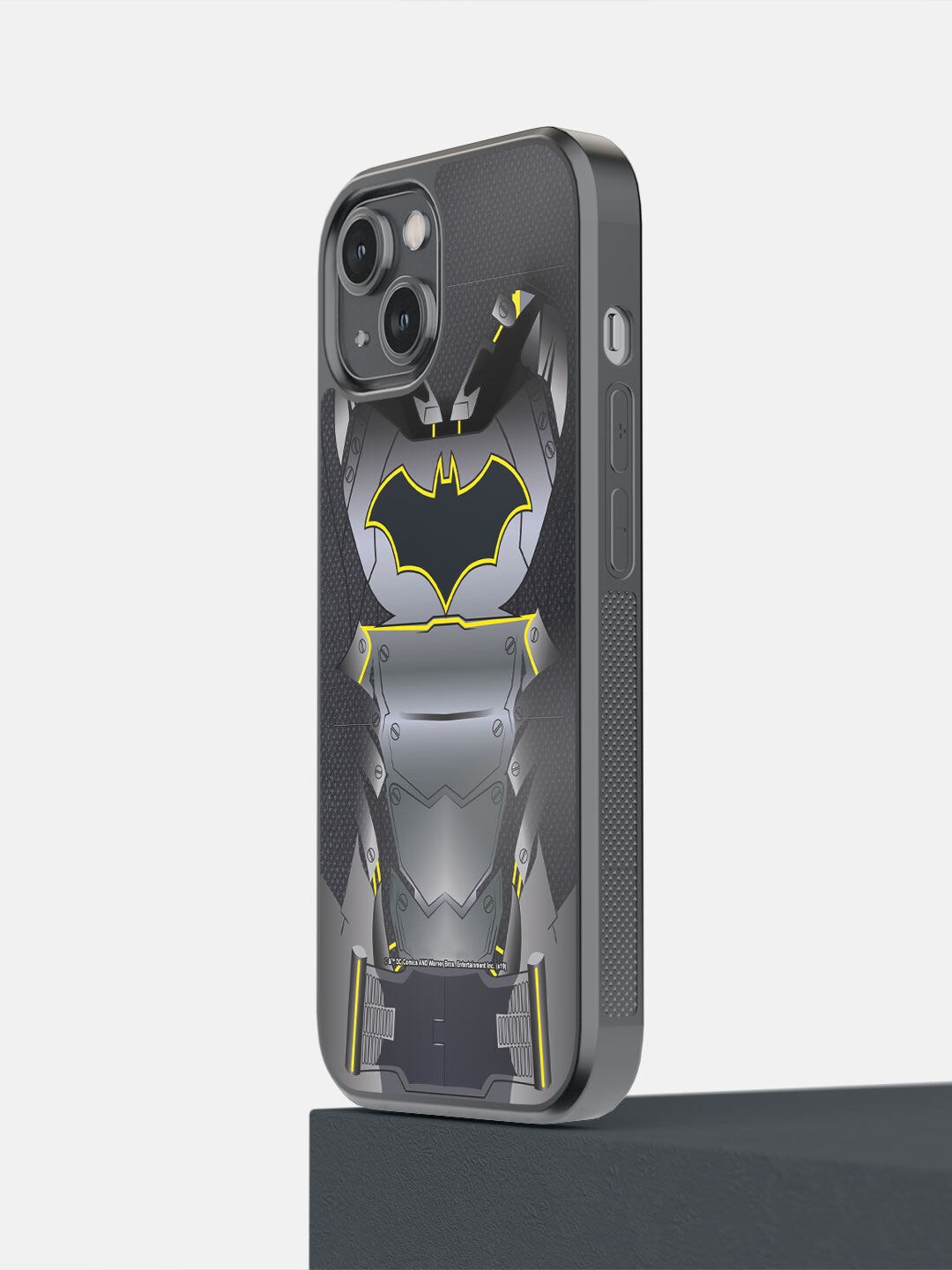 

macmerise Black Suit Up Batman Printed iPhone 14 Bumper Case