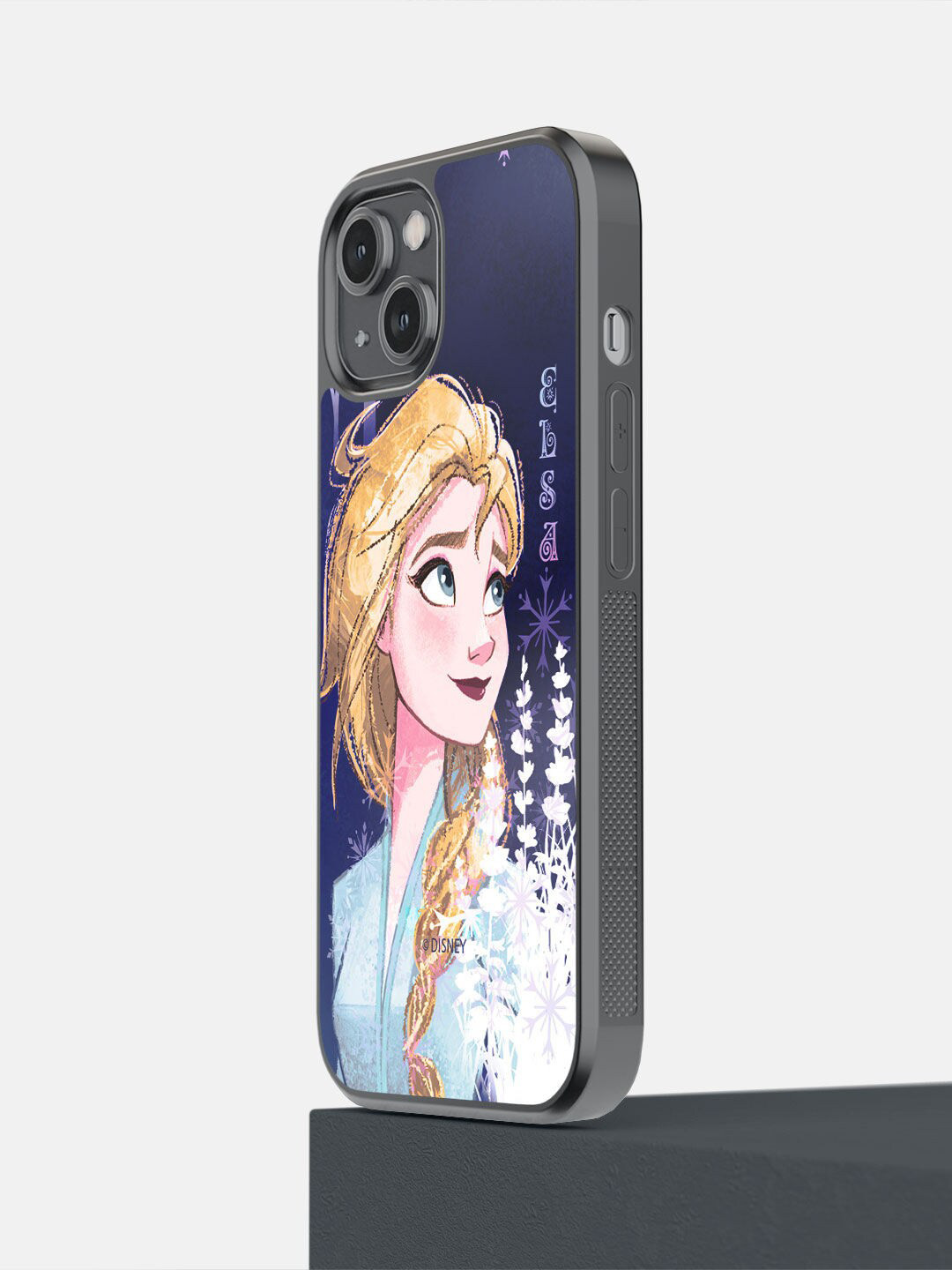 

macmerise Black Printed Strong Elsa Design iPhone 14 Phone Back Case