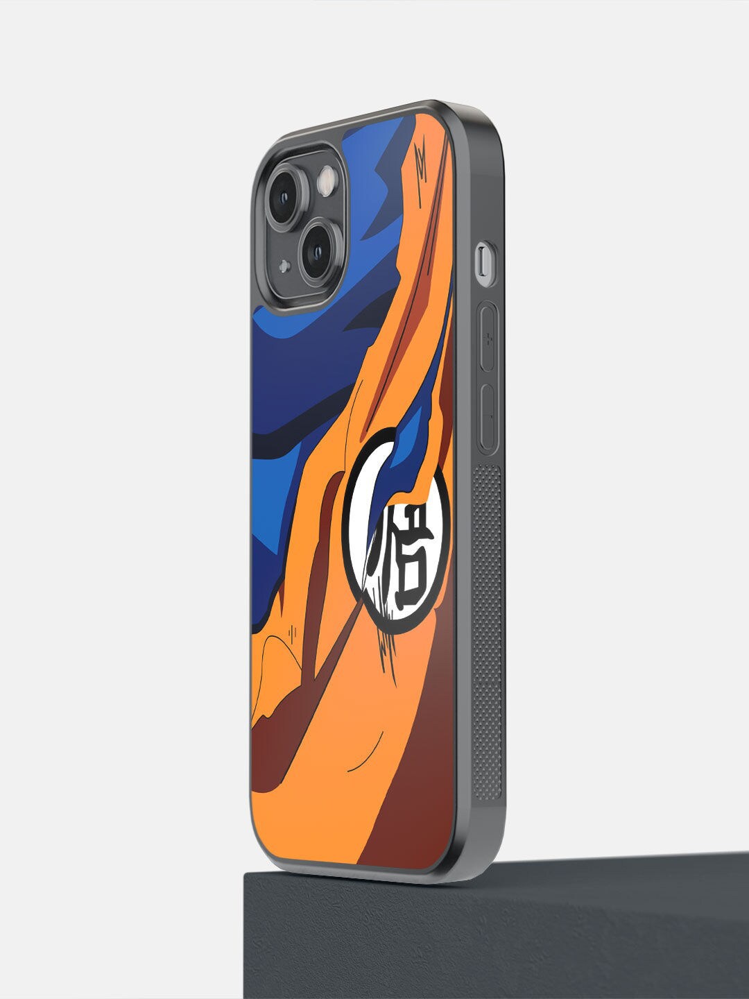 

macmerise Blue & Orange Printed iPhone 14 Bumper Case