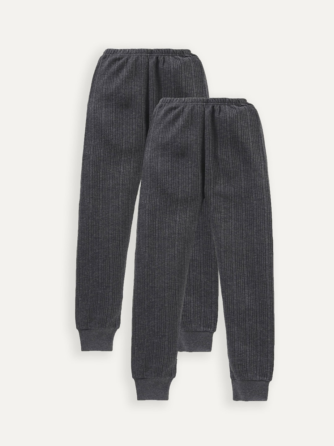 

Aerowarm Unisex Pack Of 2 Charcoal Cotton Thermal Bottoms