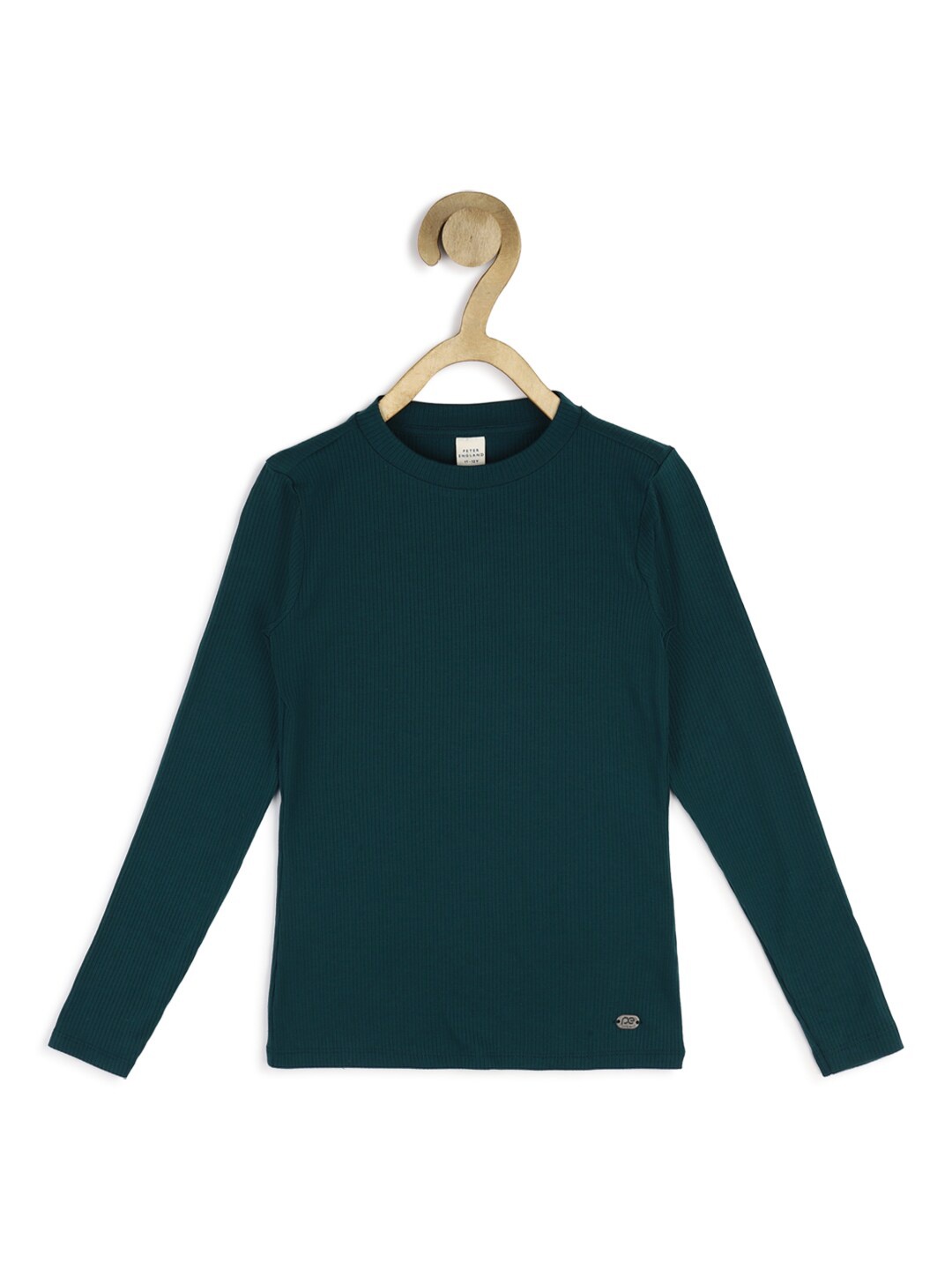 

Peter England Girls Teal Blue Long Sleeves T-shirt