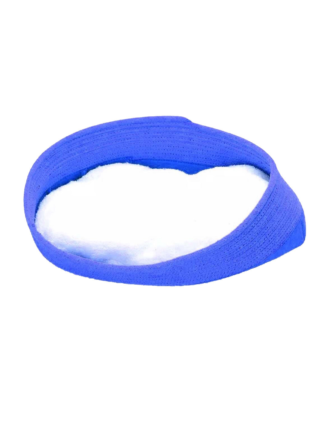 

Lulala Blue Solid Oval-Shaped Cat Beds