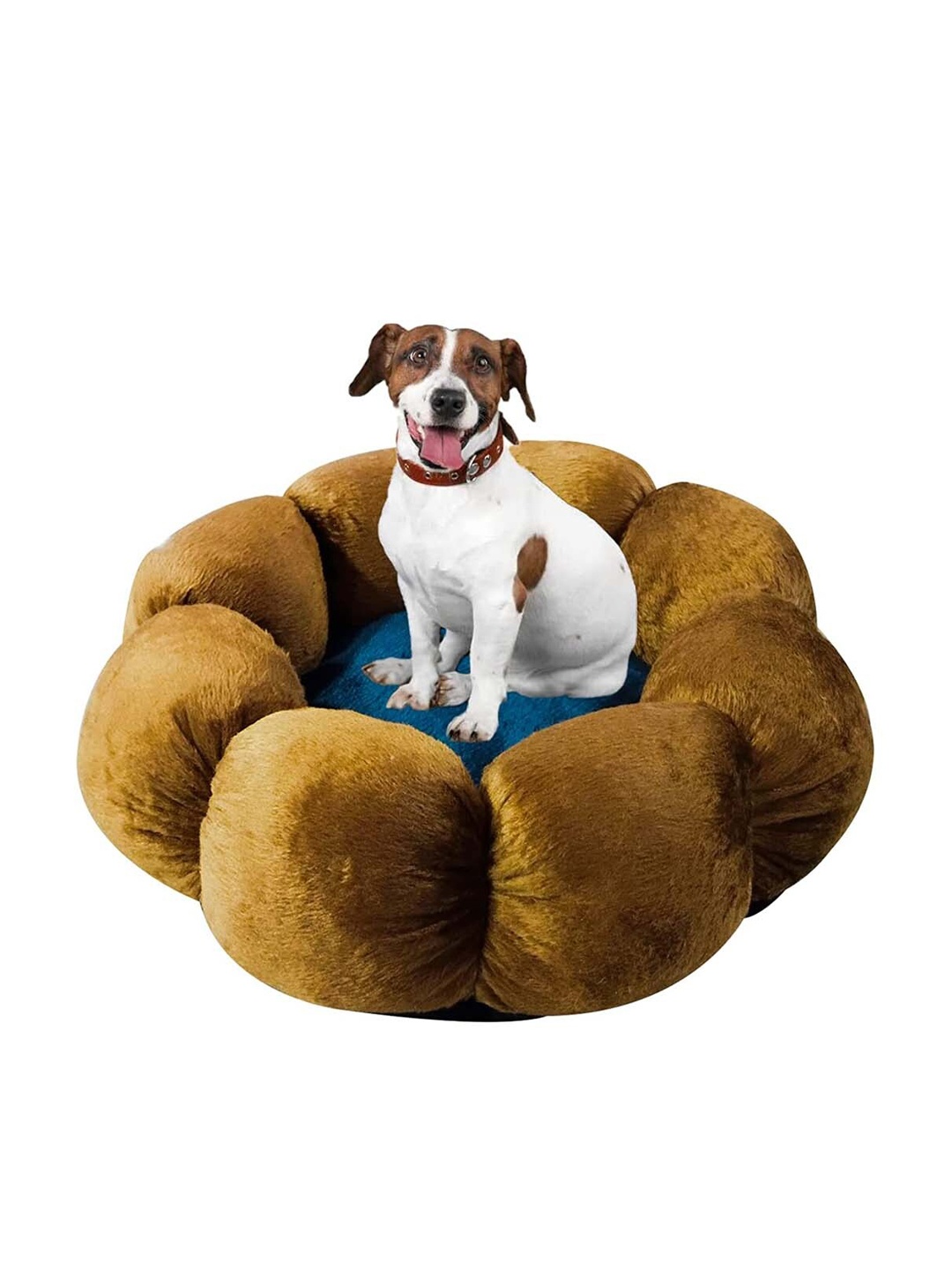 

Lulala Brown Solid Soft Dog Pet Bed