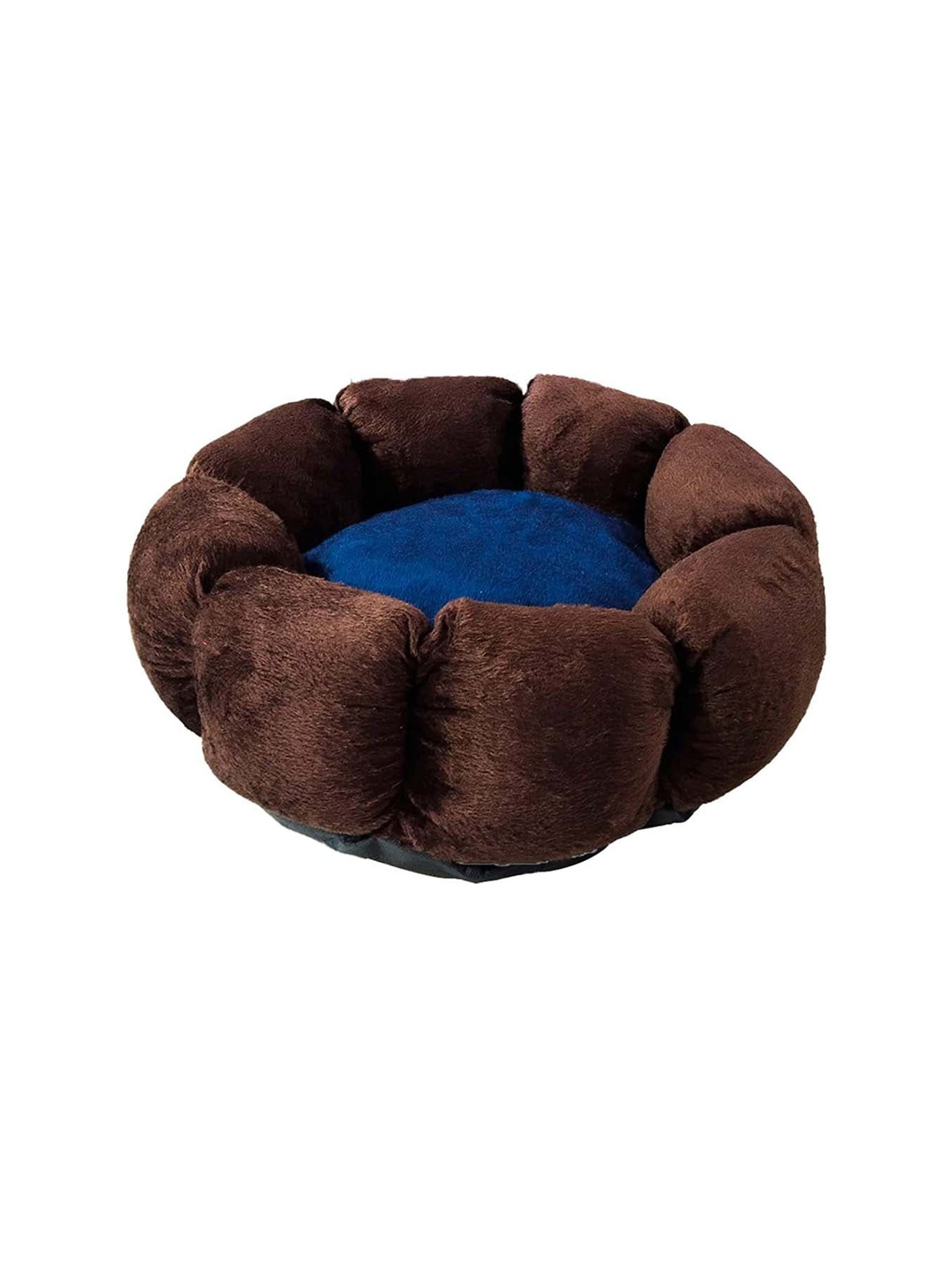 

Lulala Brown Solid Velvet Pet Bed