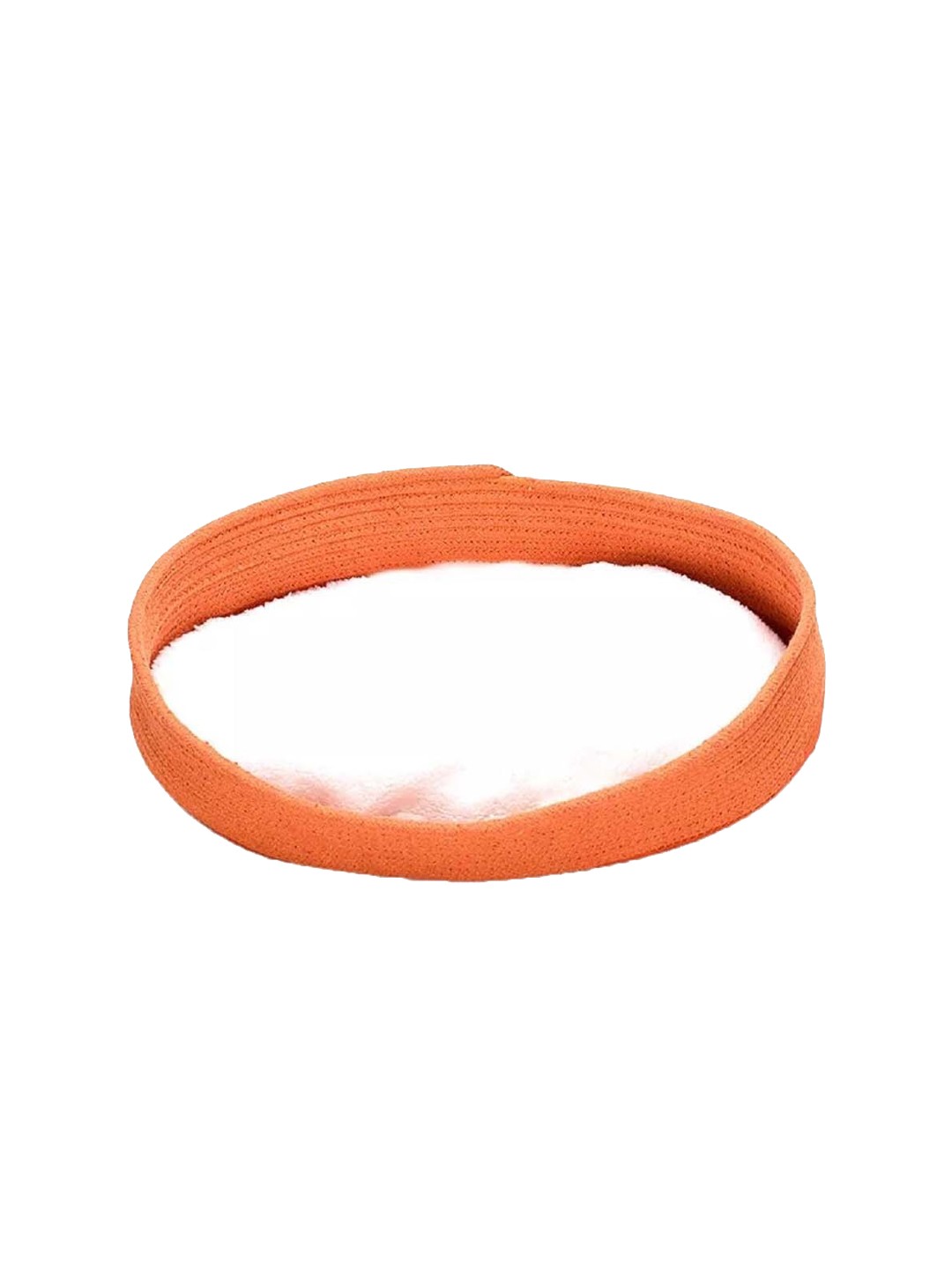 

Lulala Kids Orange Colored Solid Foldable Cat Oval Cotton Comfort Beds