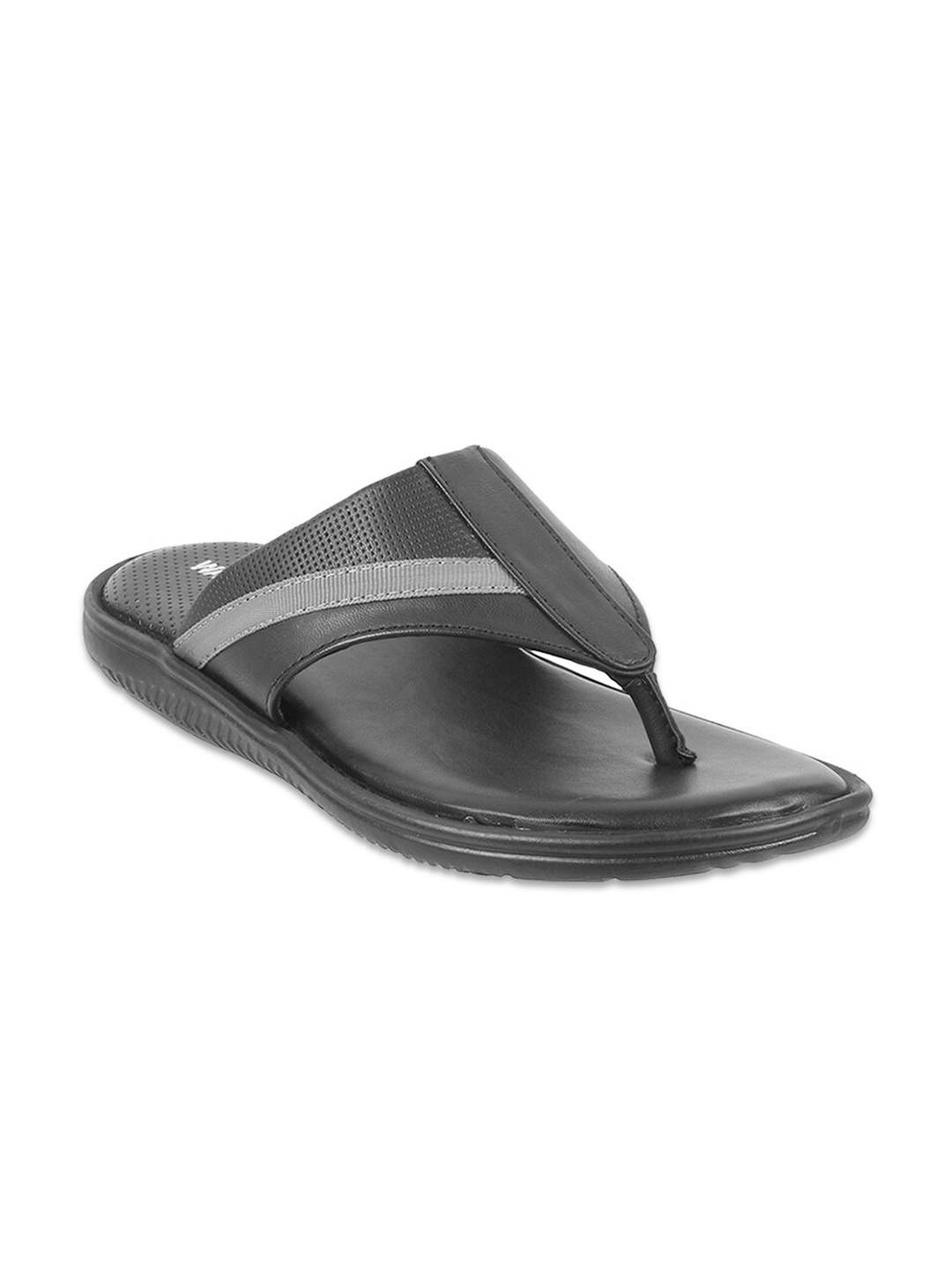 

WALKWAY by Metro Men Black & Grey Comfort Sandals