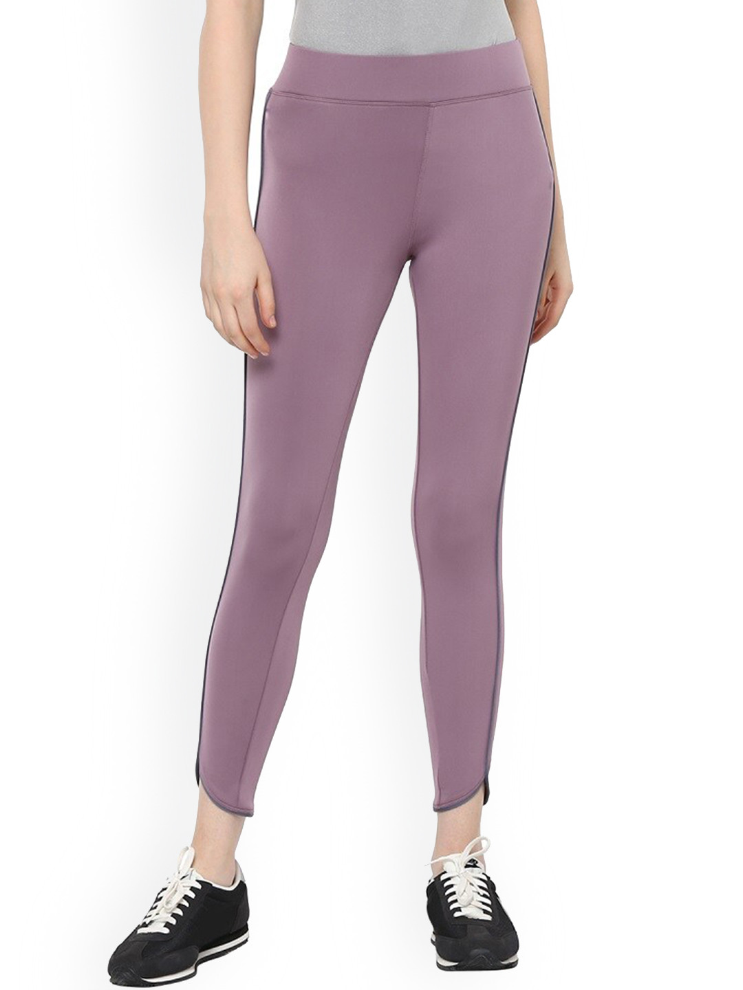 

FURO by Red Chief Women Cotton Mauve Solid Tights