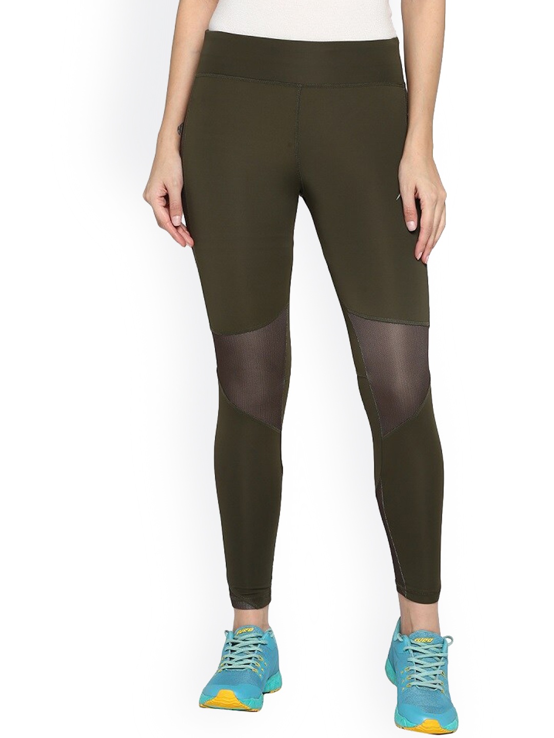

FURO by Red Chief Olive Green Cotton Solid Tights