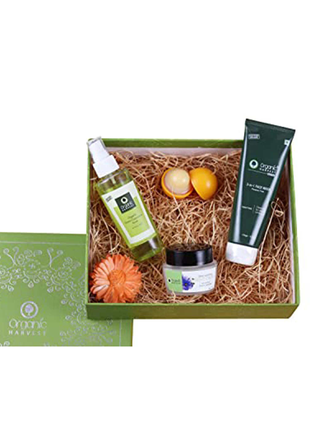 

Organic Harvest Night Care Set Of 4 Face Wash-Lip Balm-Toner & Face Moisturiser-285gm, Multi