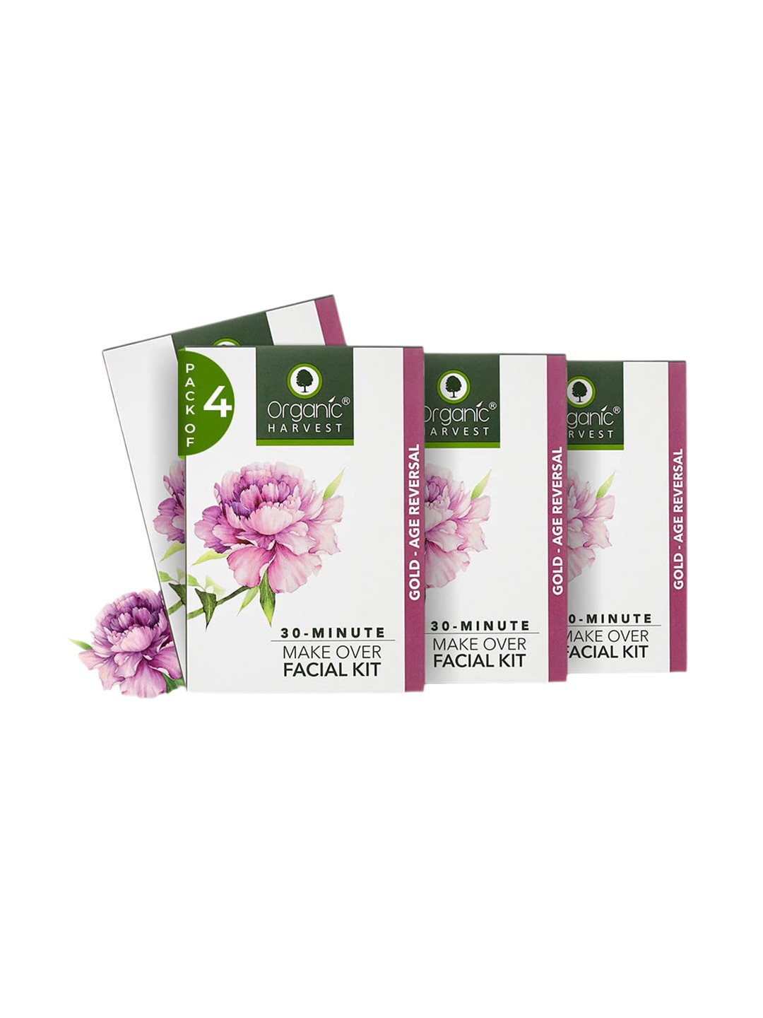 

Organic Harvest Gold Age Reversal Make Over Facial Kit, Purple