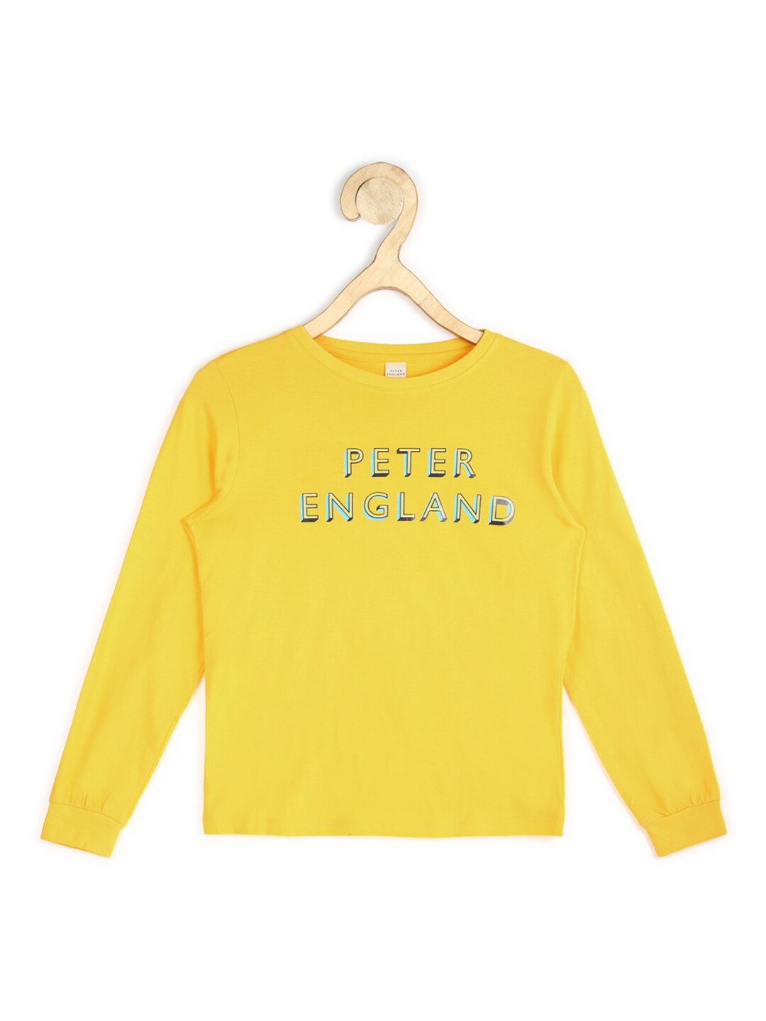 

Peter England Boys Yellow Printed Sweatshirt