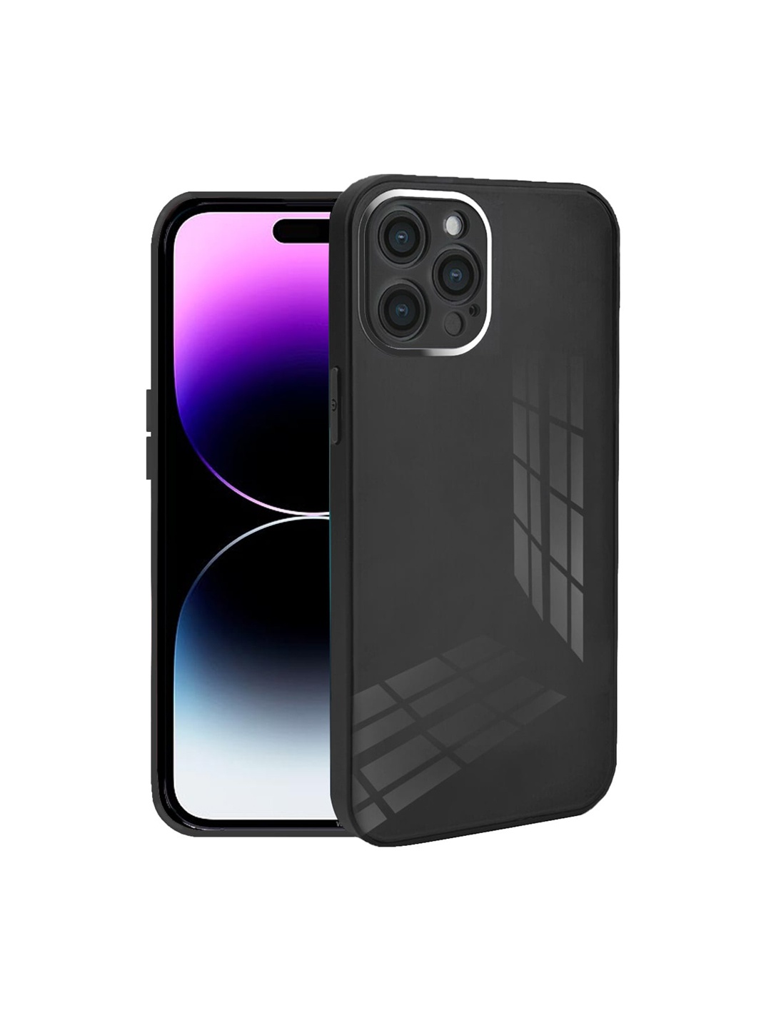 

Karwan Black Solid iPhone 14 Pro Max Phone Back Case