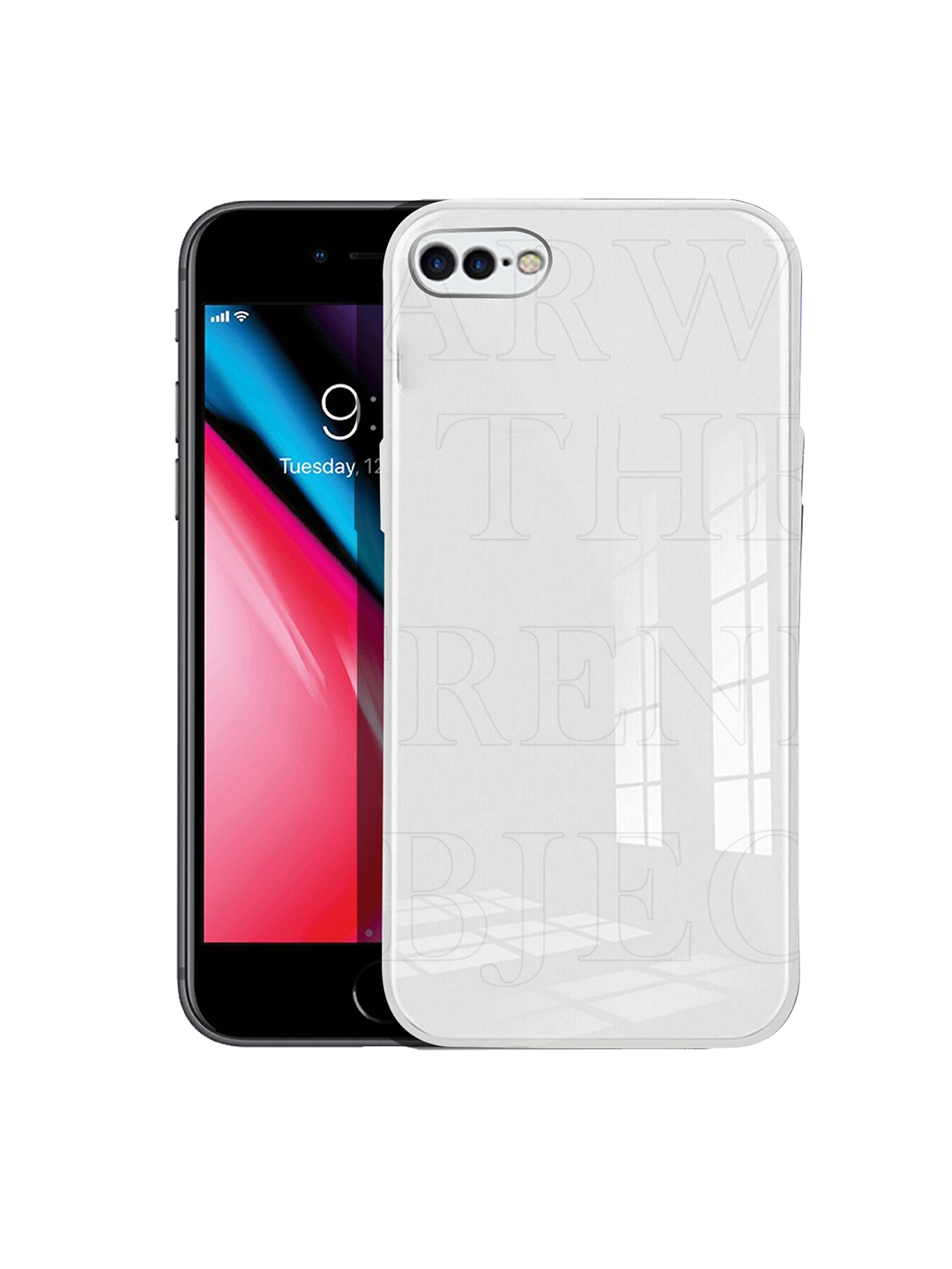 

Karwan Transparent & White Solid iPhone 7 Plus,iPhone 8 Plus Phone Back Case