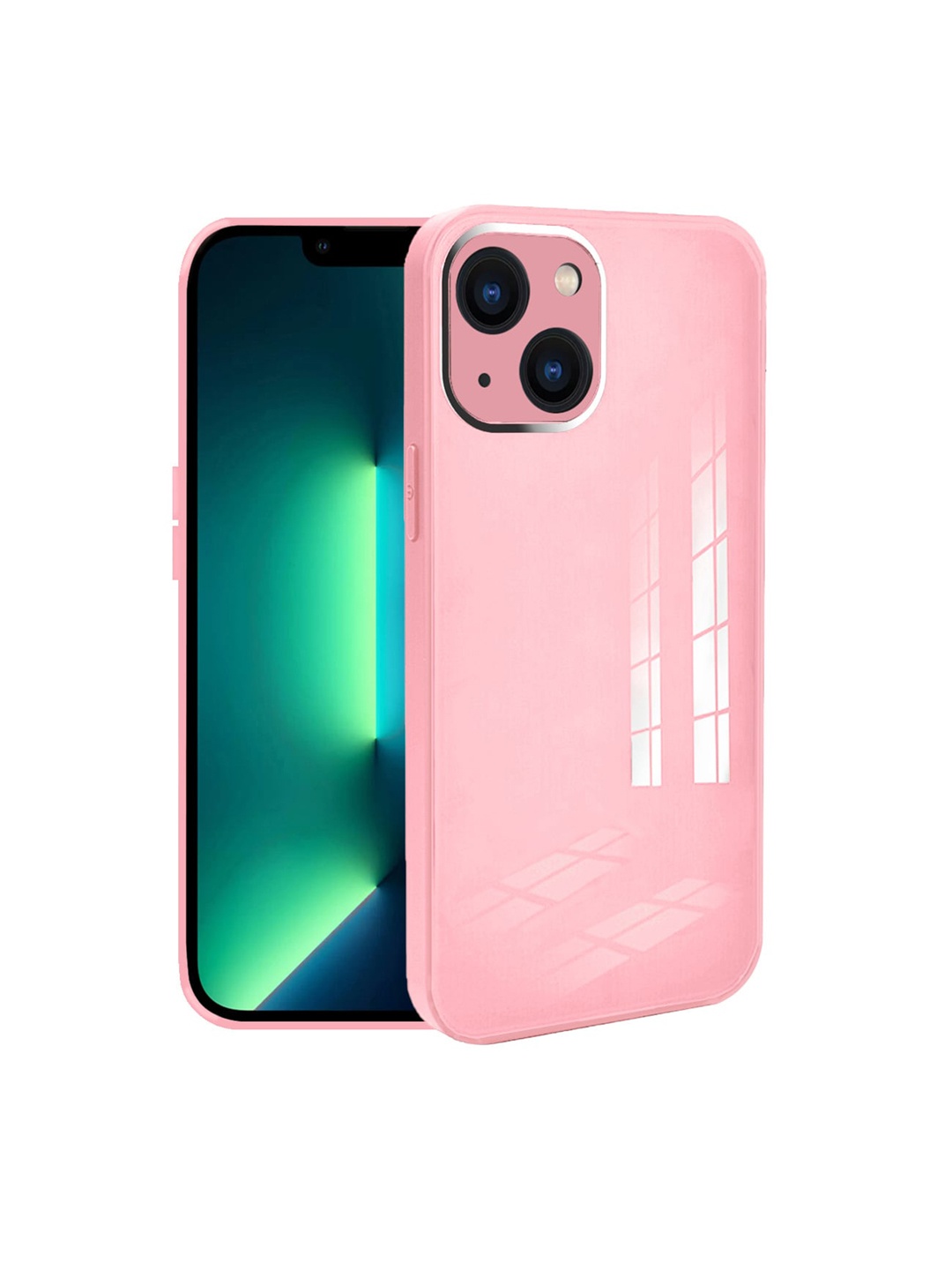 

Karwan Pink Solid iPhone 14 Plus Back Cover