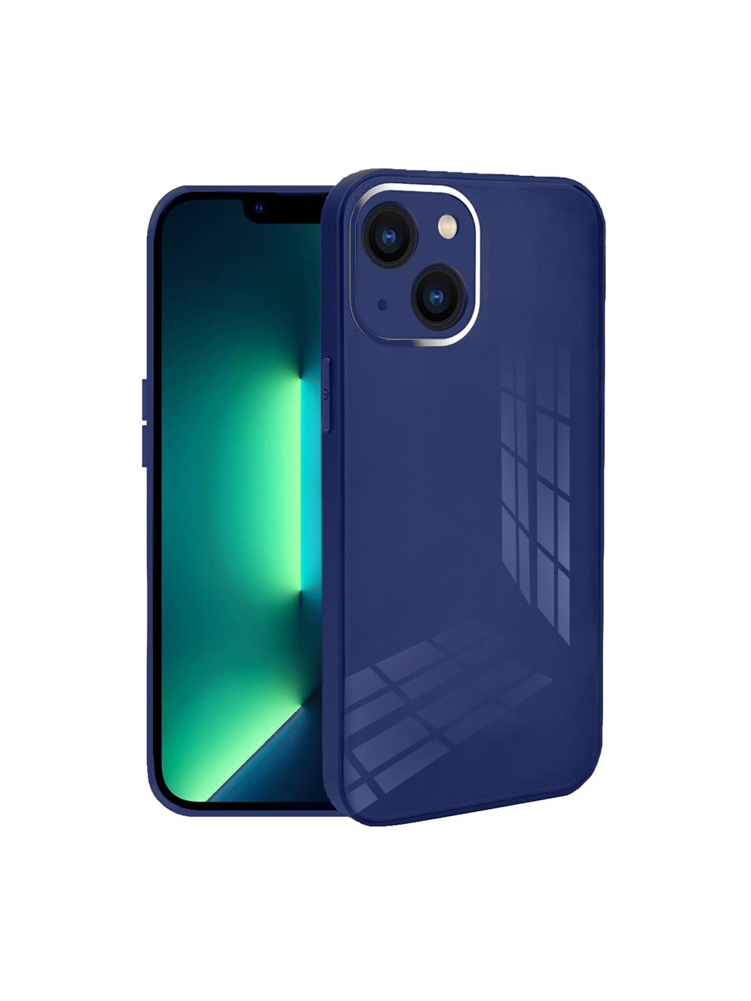 

Karwan Blue Solid Apple iphone 14 Back Cover