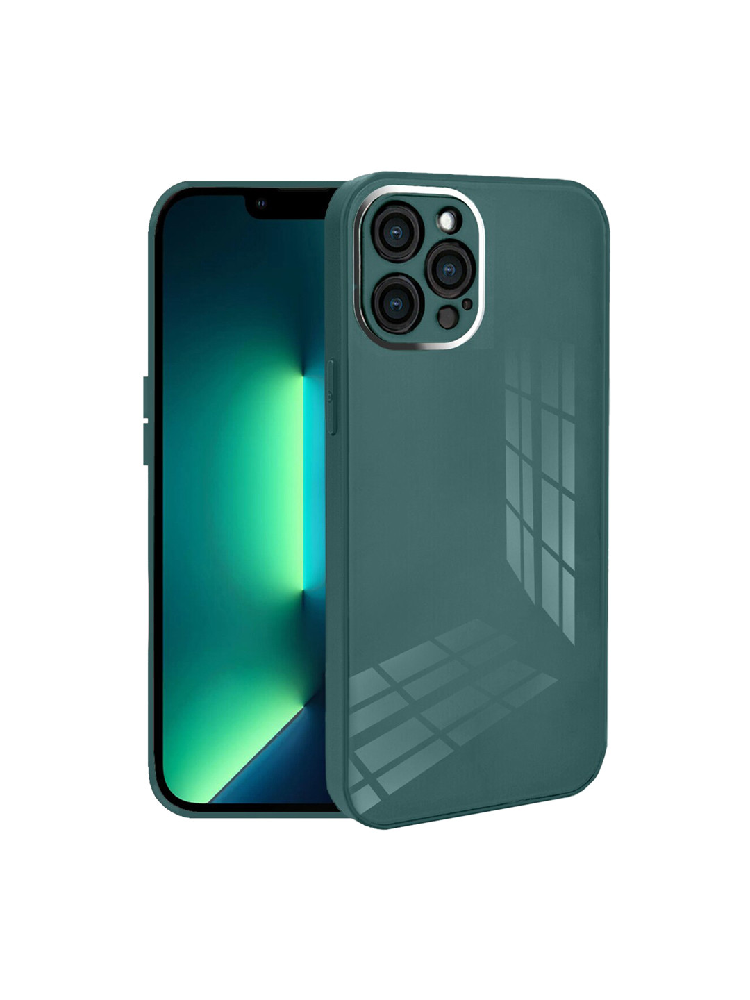 

Karwan Green Solid iPhone 13 Pro Back Cover