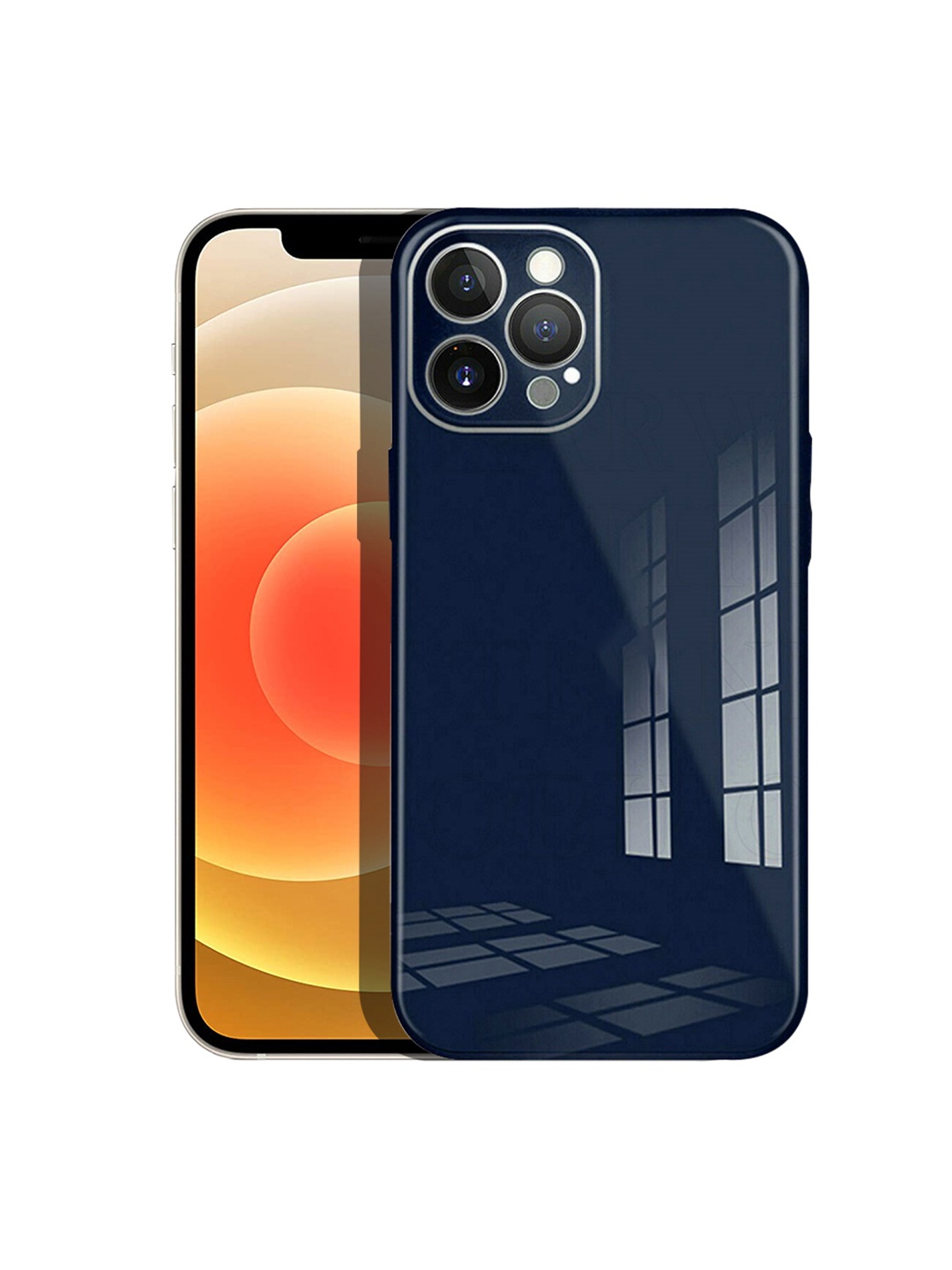 

Karwan Blue Solid iPhone 13 Pro Back Case