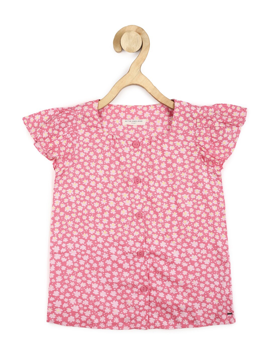 

Peter England Pink Floral Print Top