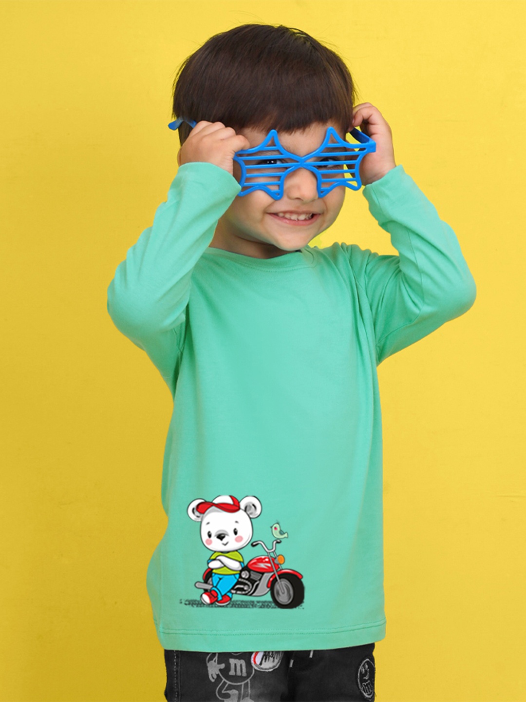

NUSYL Kids Blue Polo Collar T-shirt
