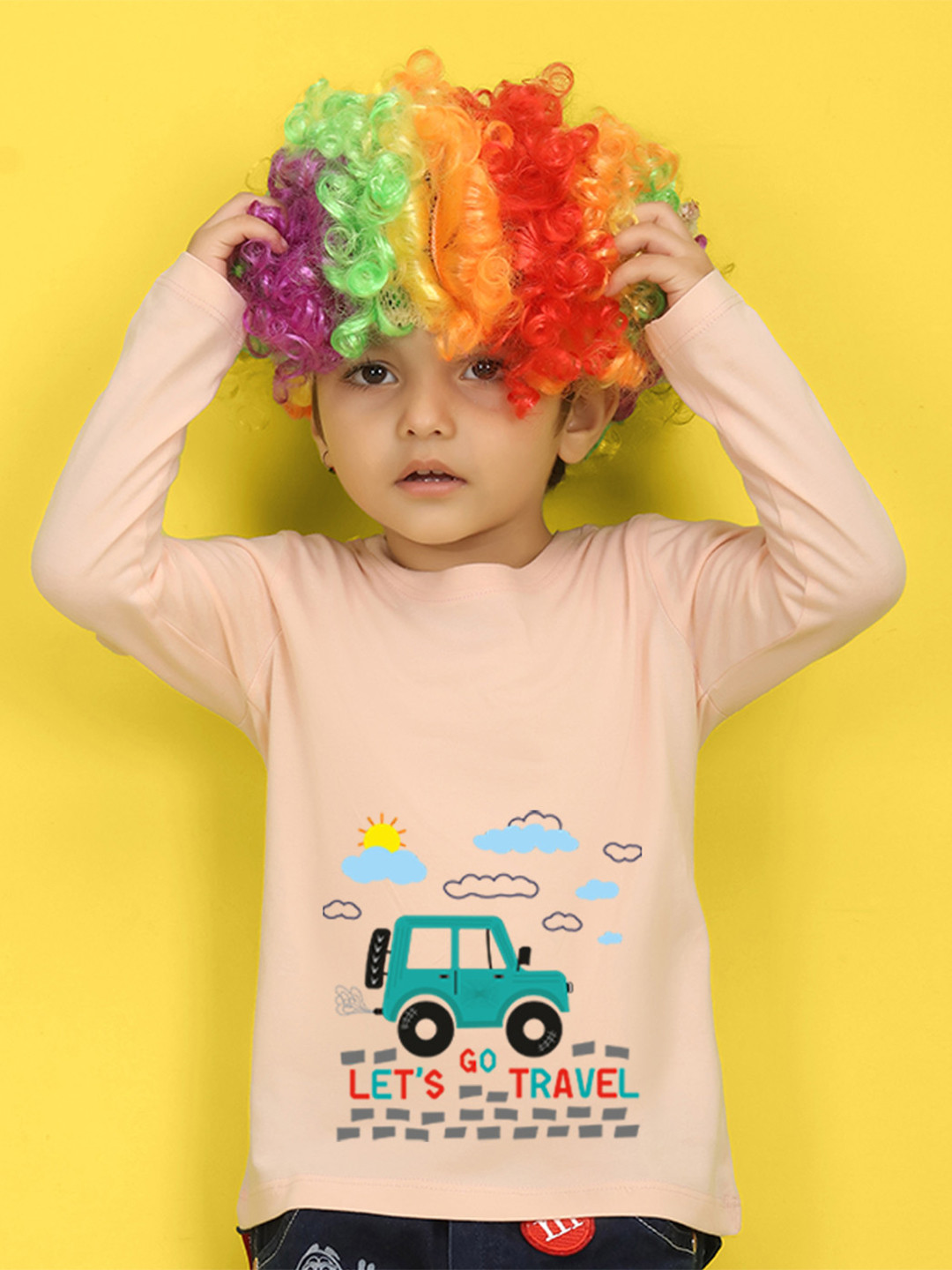 

NUSYL Kids Green Polo Collar T-shirt