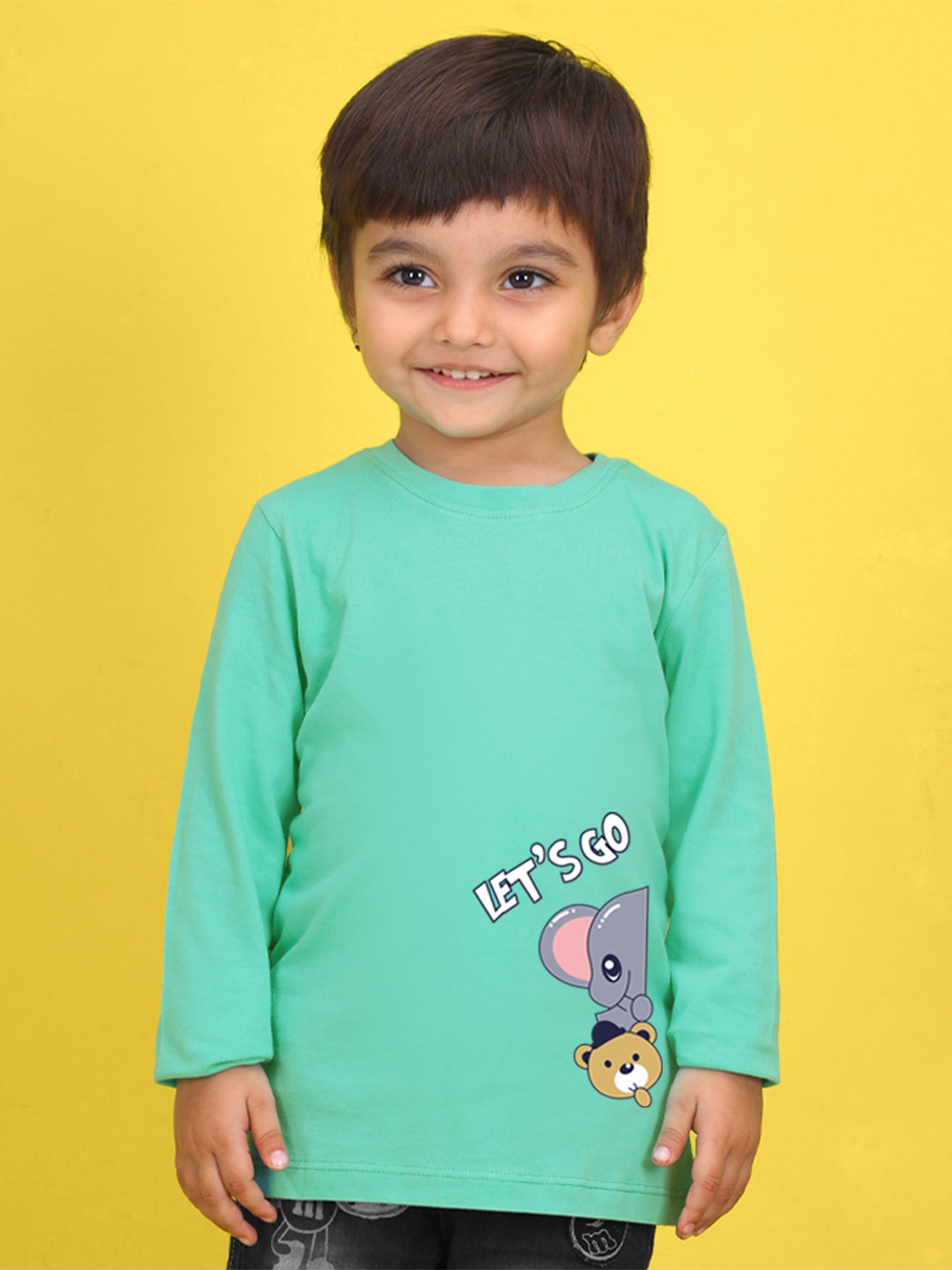 

NUSYL Kids Pink Polo Collar T-shirt