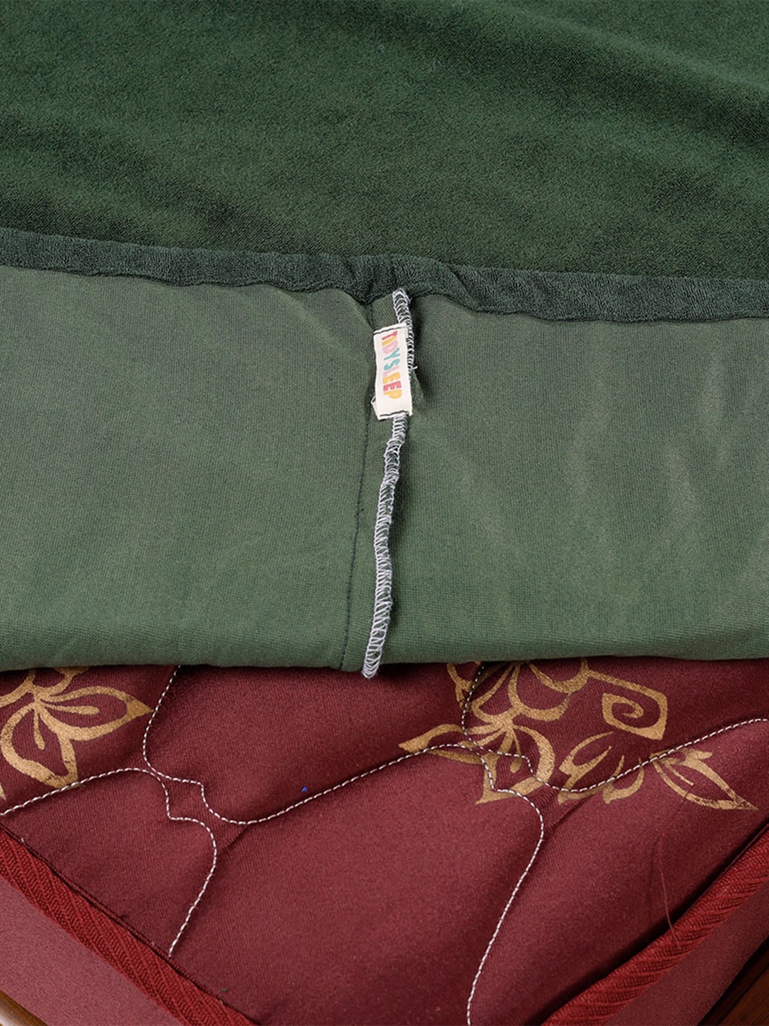 

TIDY SLEEP Kids Green Solid Waterproof Mattress Protector