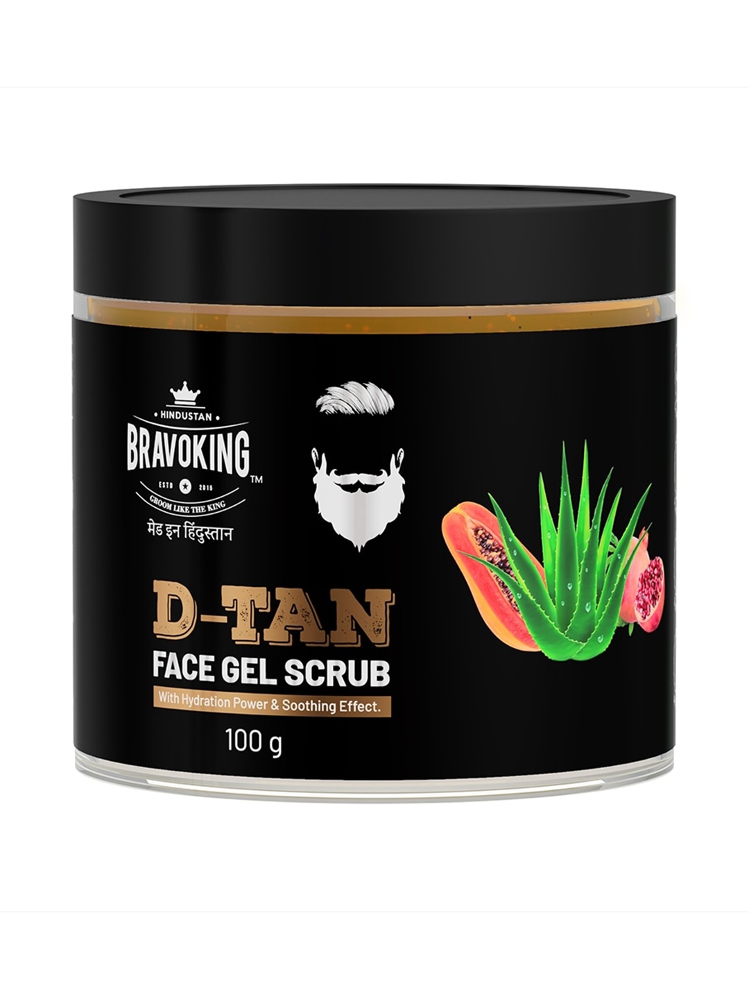

Braavoking Men D-Tan Face Scrub Gel-100g, Na
