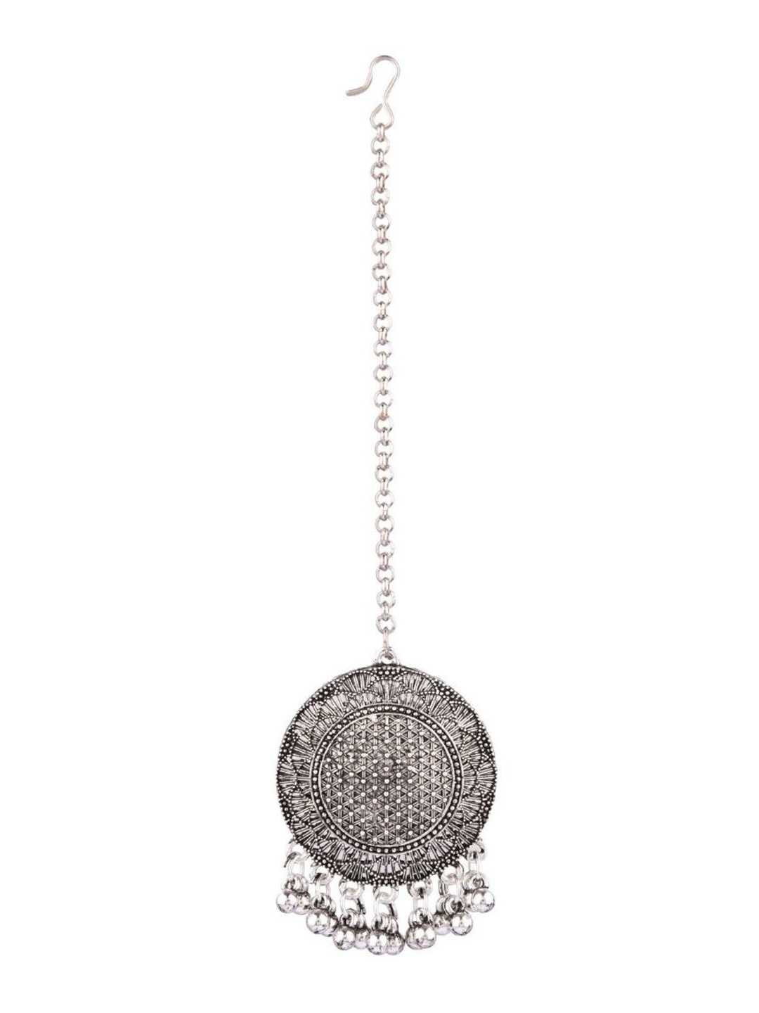 

Efulgenz Women Silver-Toned Rhodium Plated Head Jewellery