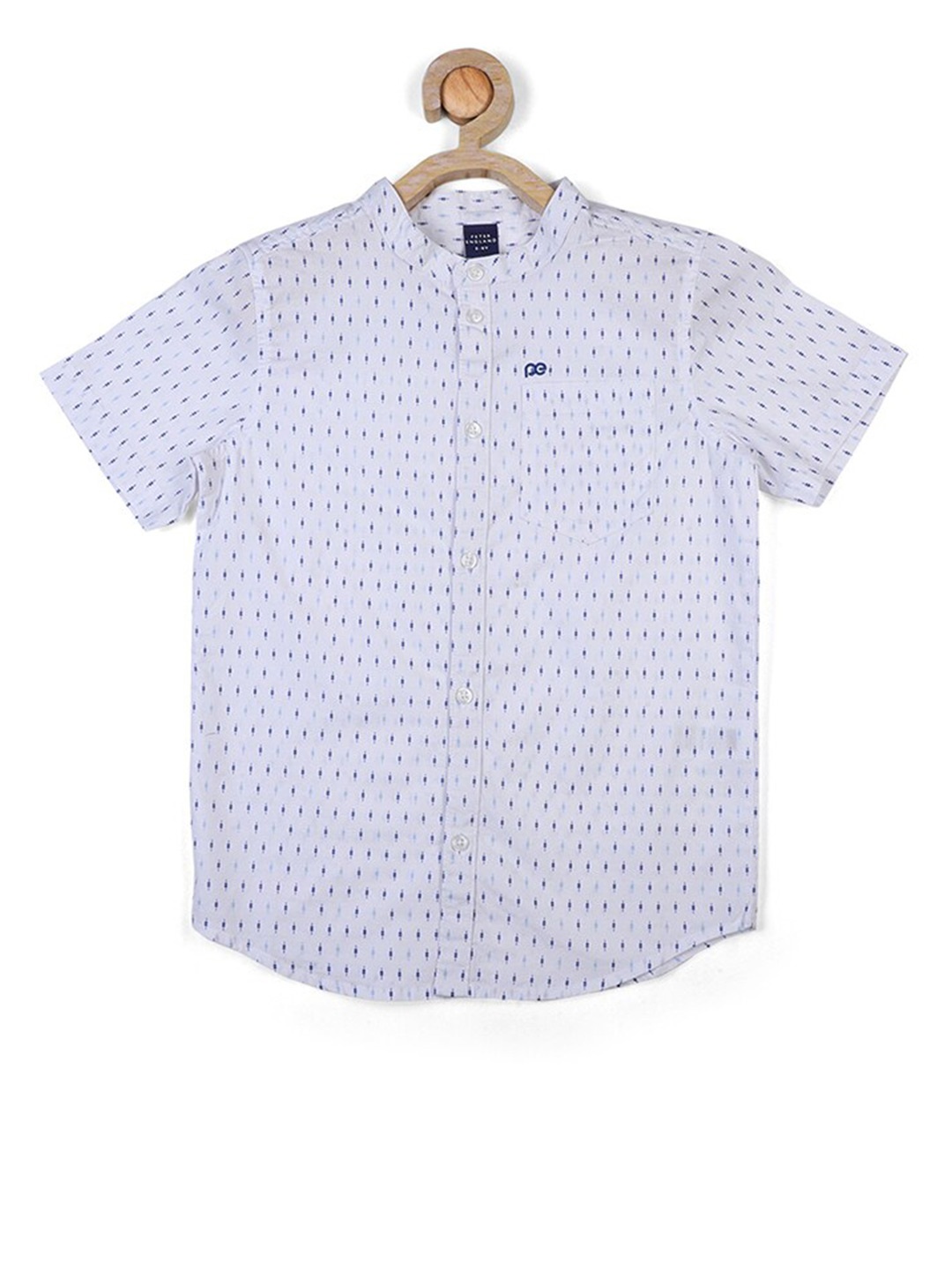 

Peter England Boys Printed Casual Cotton Shirt, White