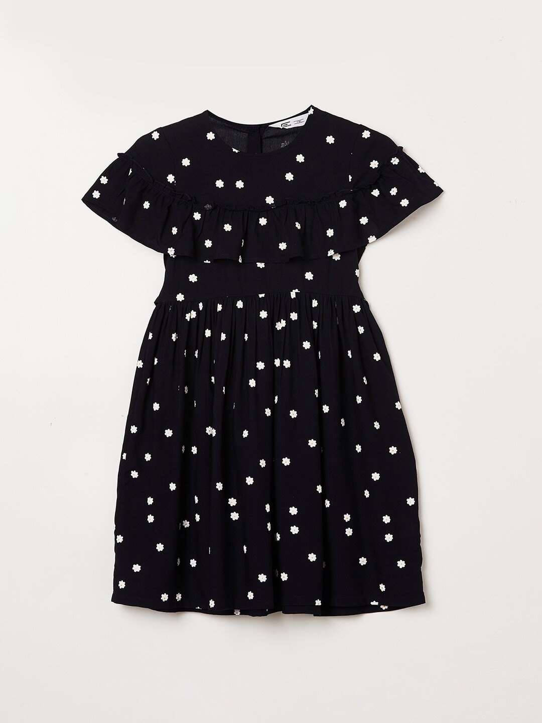 

Fame Forever by Lifestyle Girls Navy Blue Printed Dress