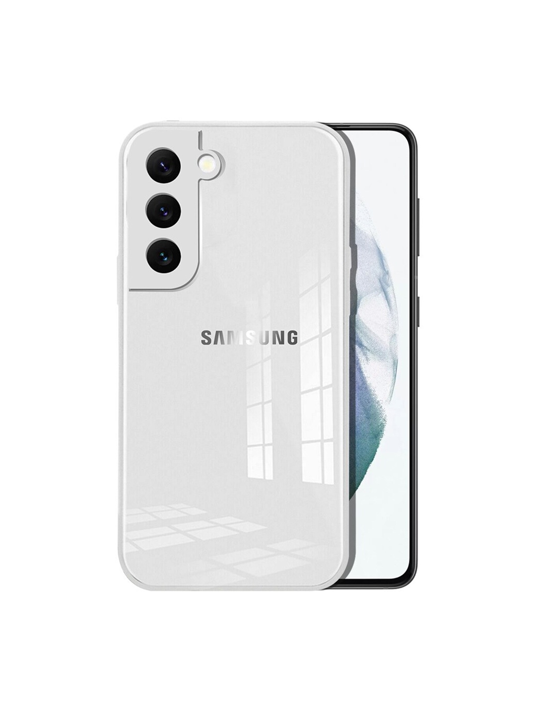

Karwan White Samsung Galaxy S21 FE 5G Shock Proof Back Case