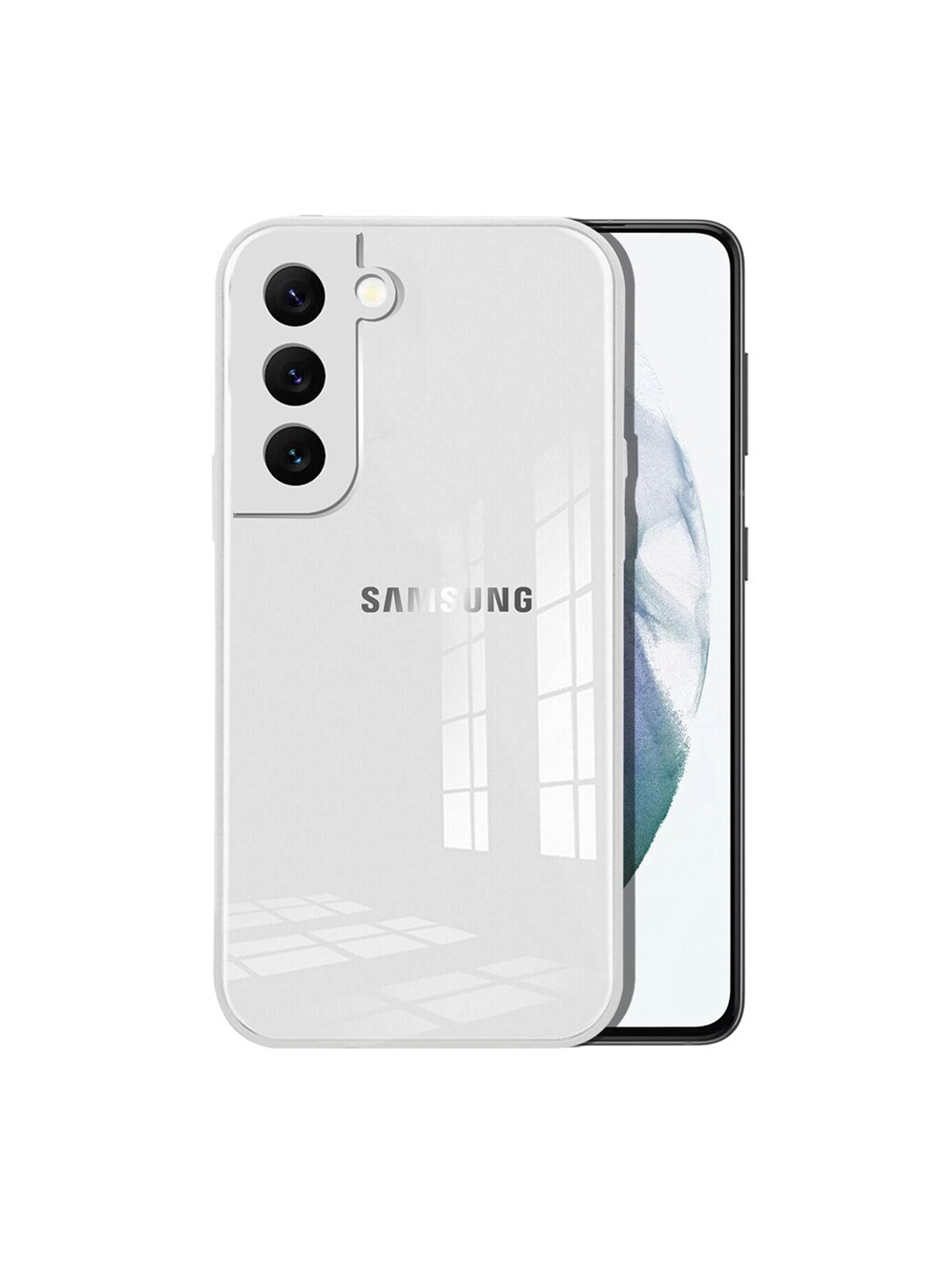 

Karwan White Solid SAMSUNG Galaxy S22 Plus 5G Shock Proof Back Case