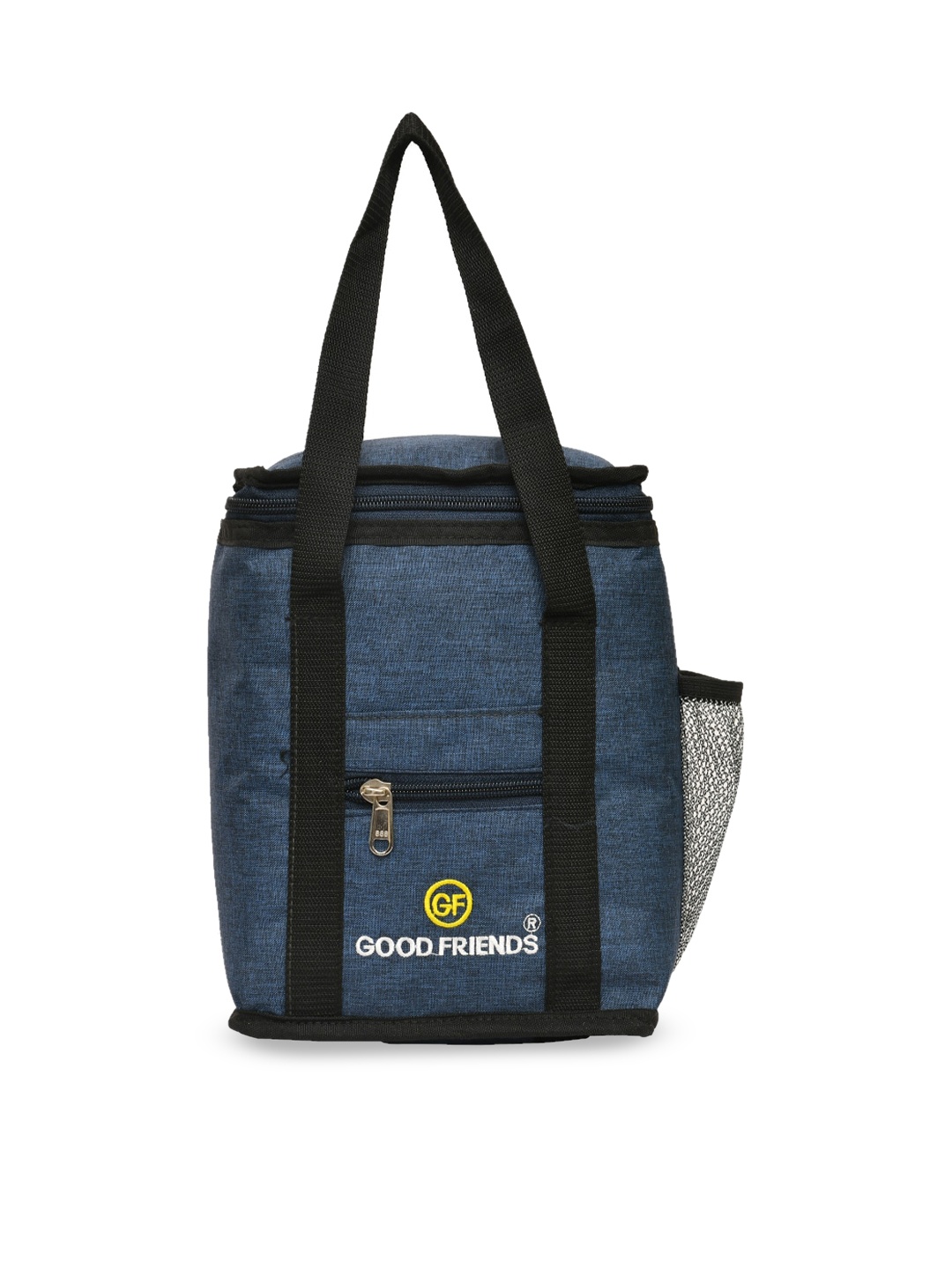 

GOOD FRIENDS Navy Blue Solid Lunch Bag