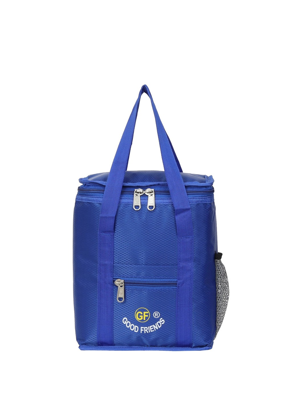 

GOOD FRIENDS Blue Solid Lunch Bag
