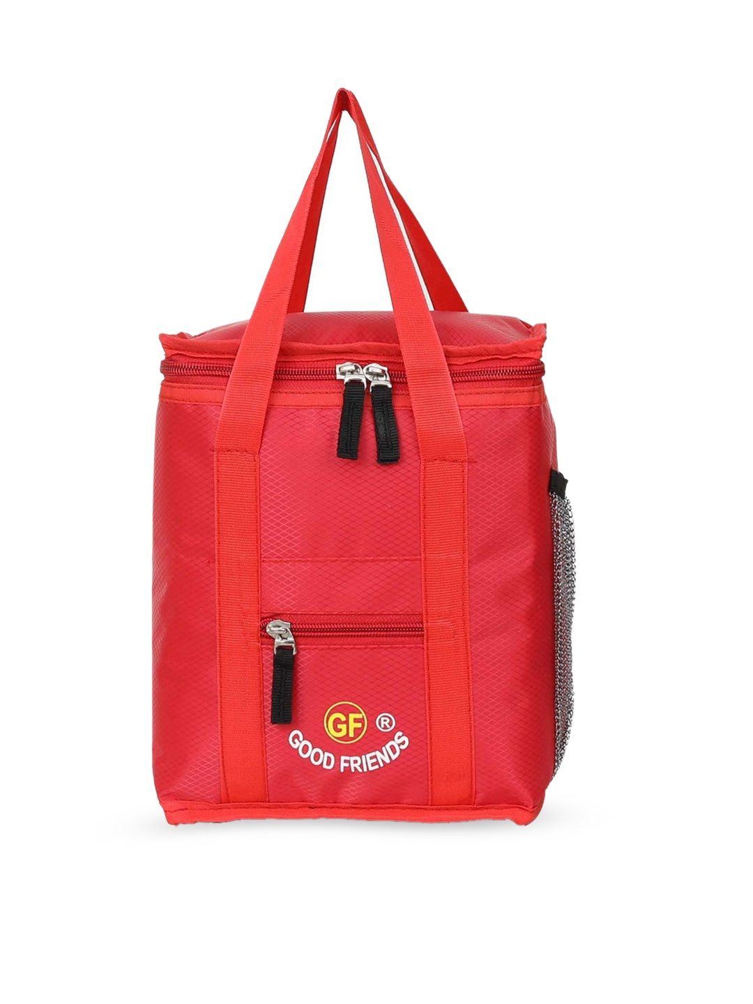 

GOOD FRIENDS Red Solid Lunch Bag