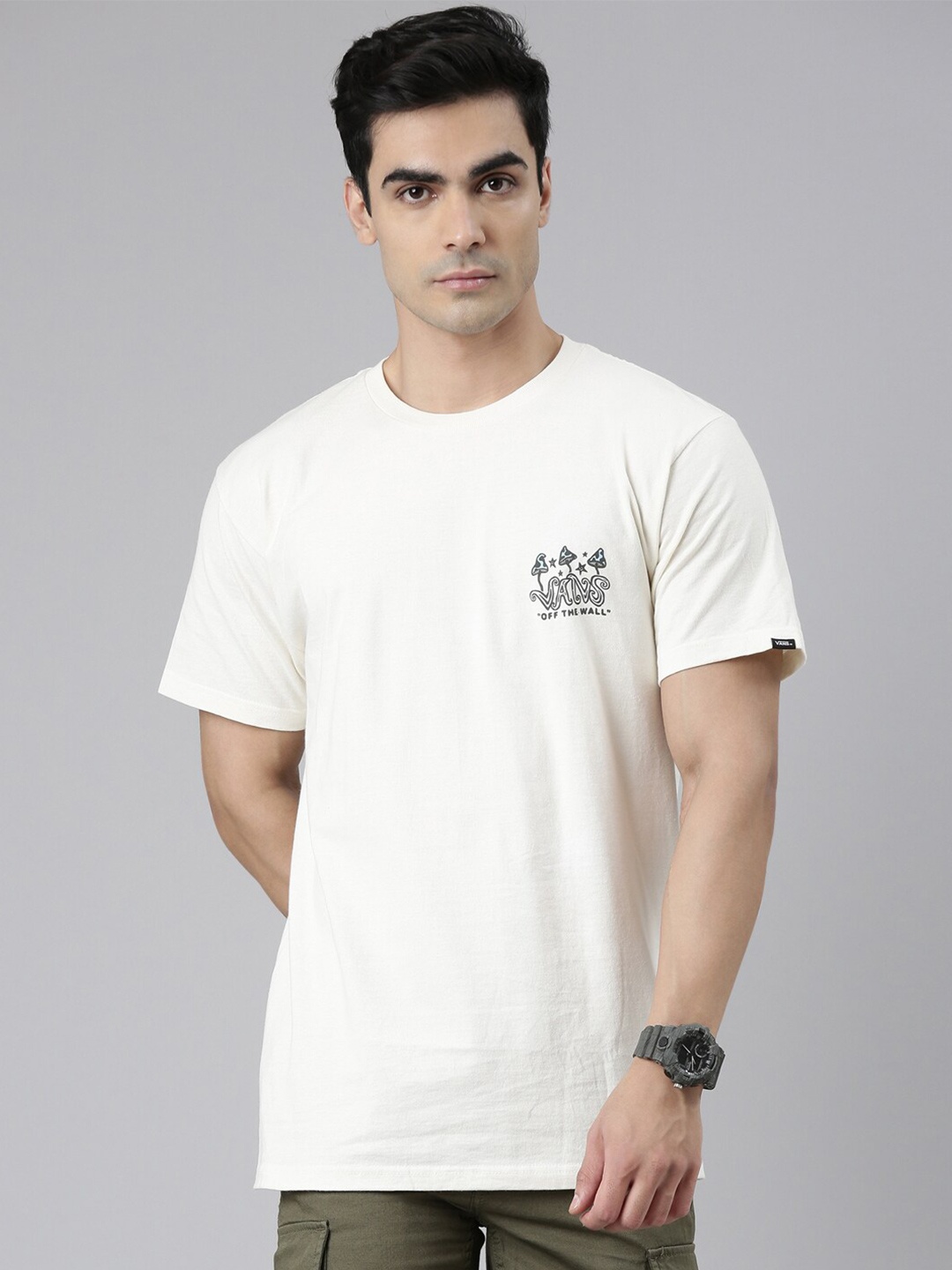 

Vans Men White Organic Cotton T-shirt