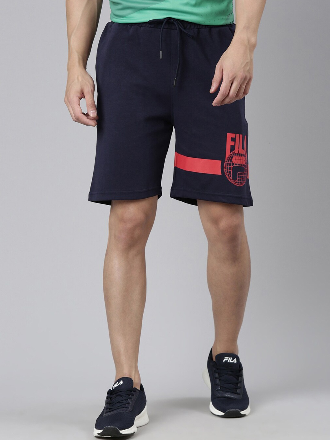 

FILA Printed Sports Shorts, Blue