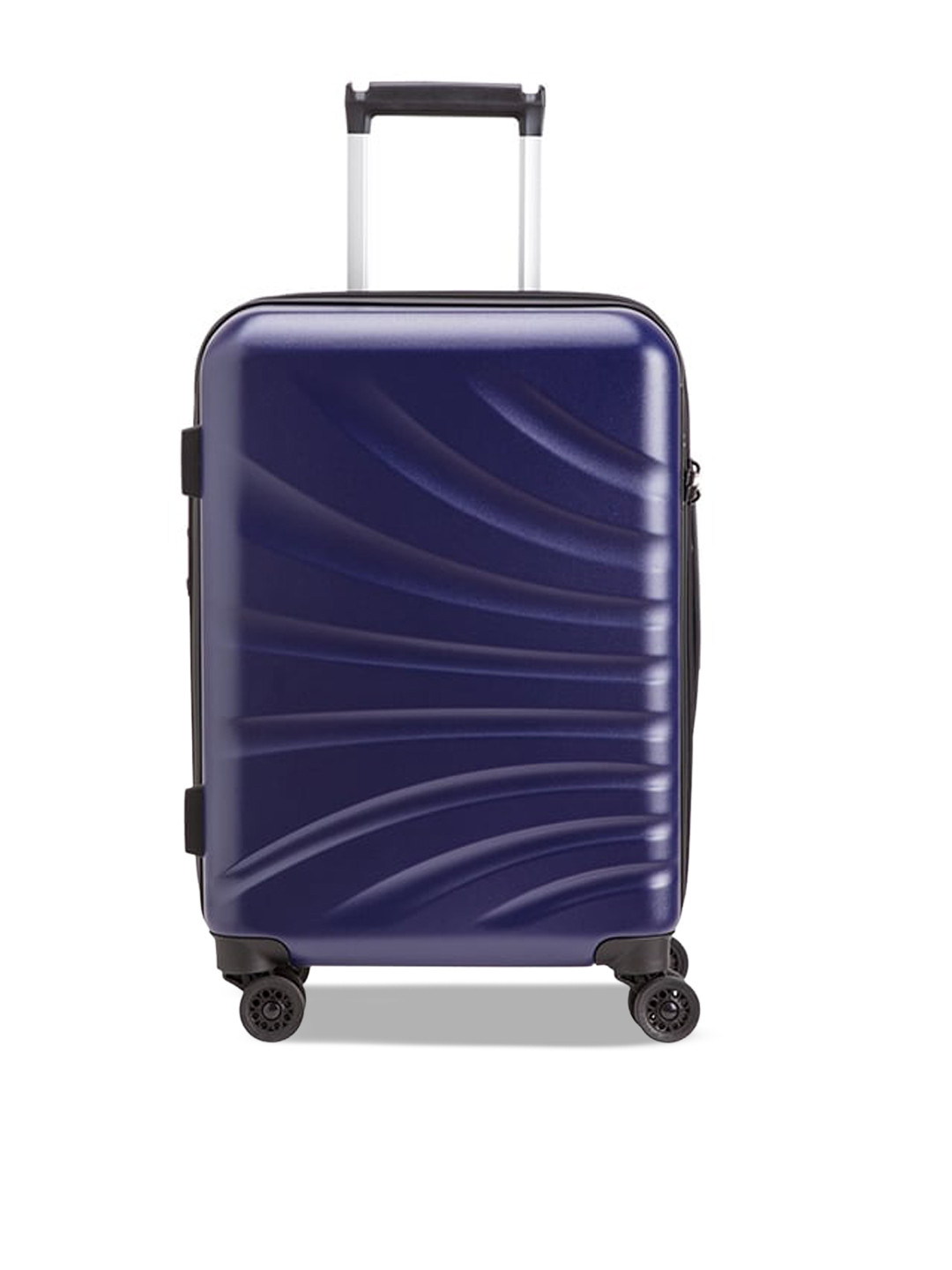 

CARPISA Blue Textured Hard Trolley Bag