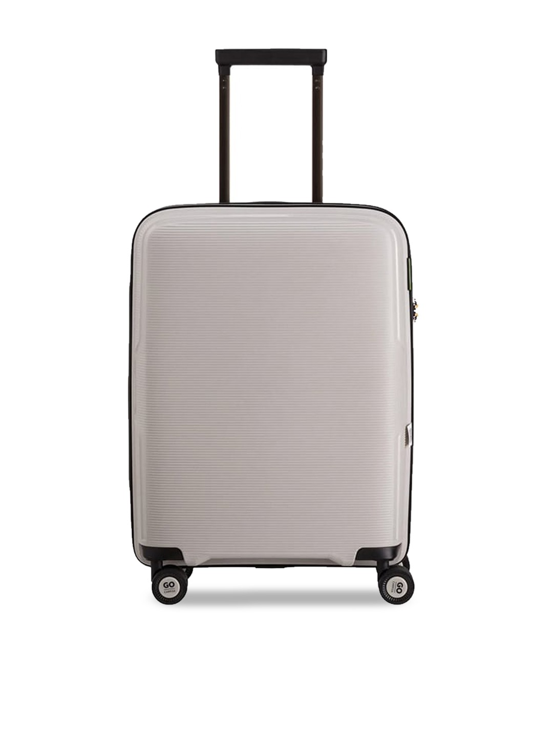 

CARPISA RIGIDO-HAYGO Off-White Textured Hard Small Trolley Bag