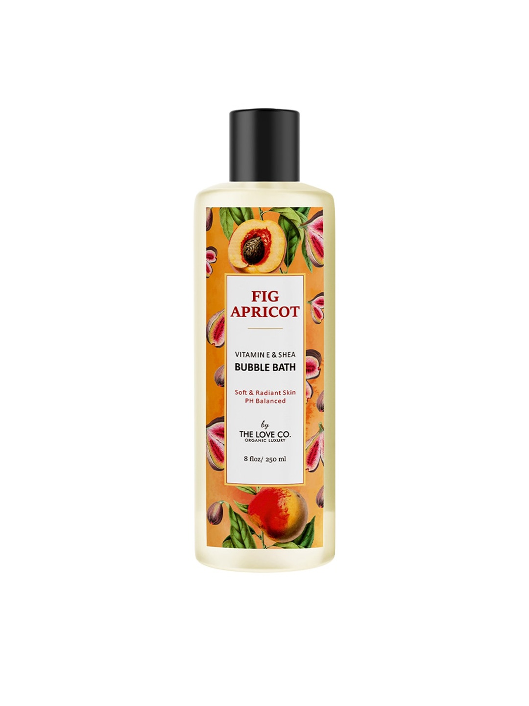 

THE LOVE CO. Fig Apricot Vitamin E & Shea Bubble Bath 250ml, White