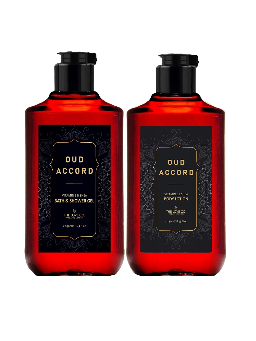 

THE LOVE CO. Set Of 2 Oud Arabia Body Wash + Body Lotion 500ml, White