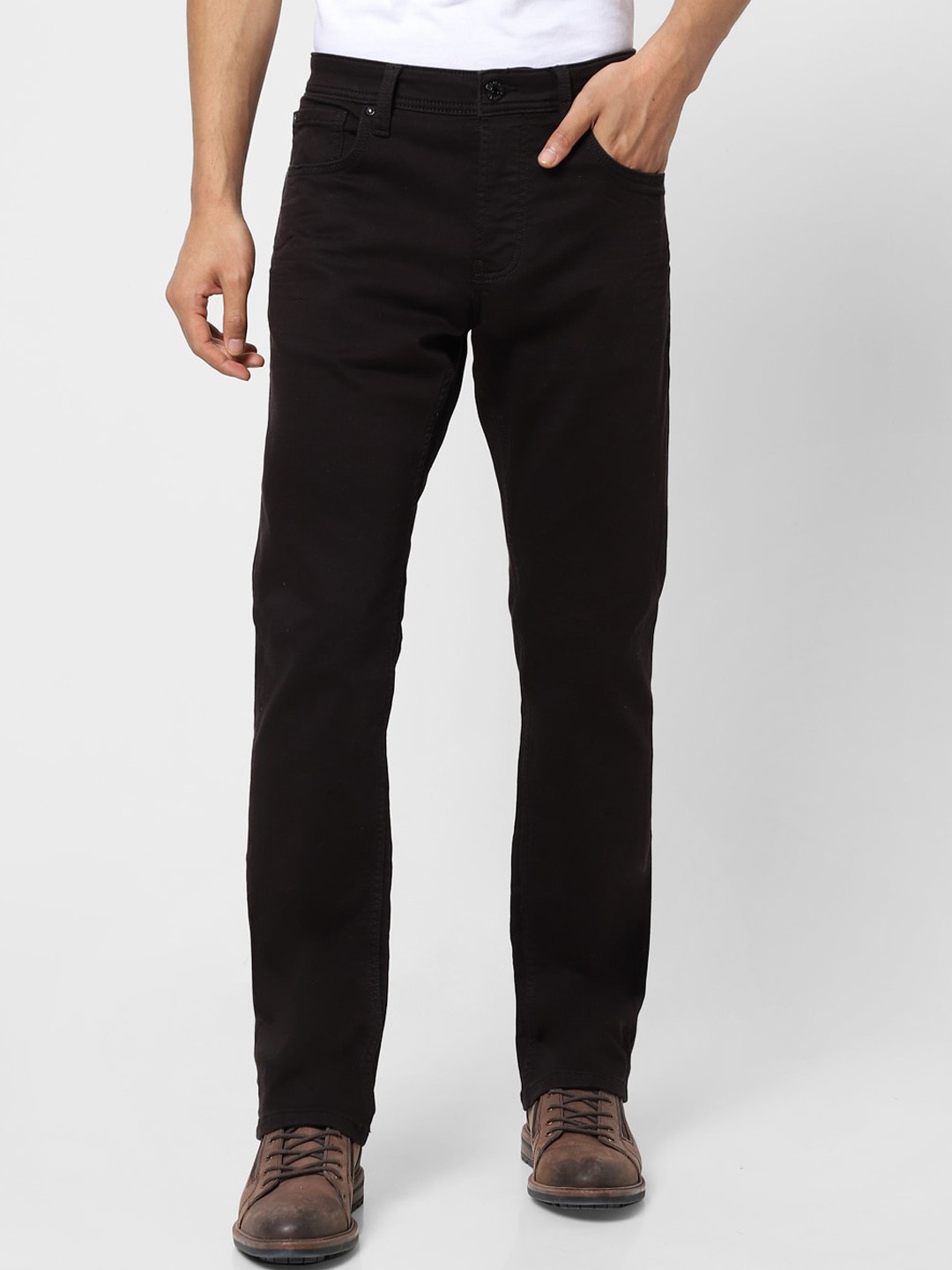 

Jack & Jones Men Regular Fit Jeans, Brown