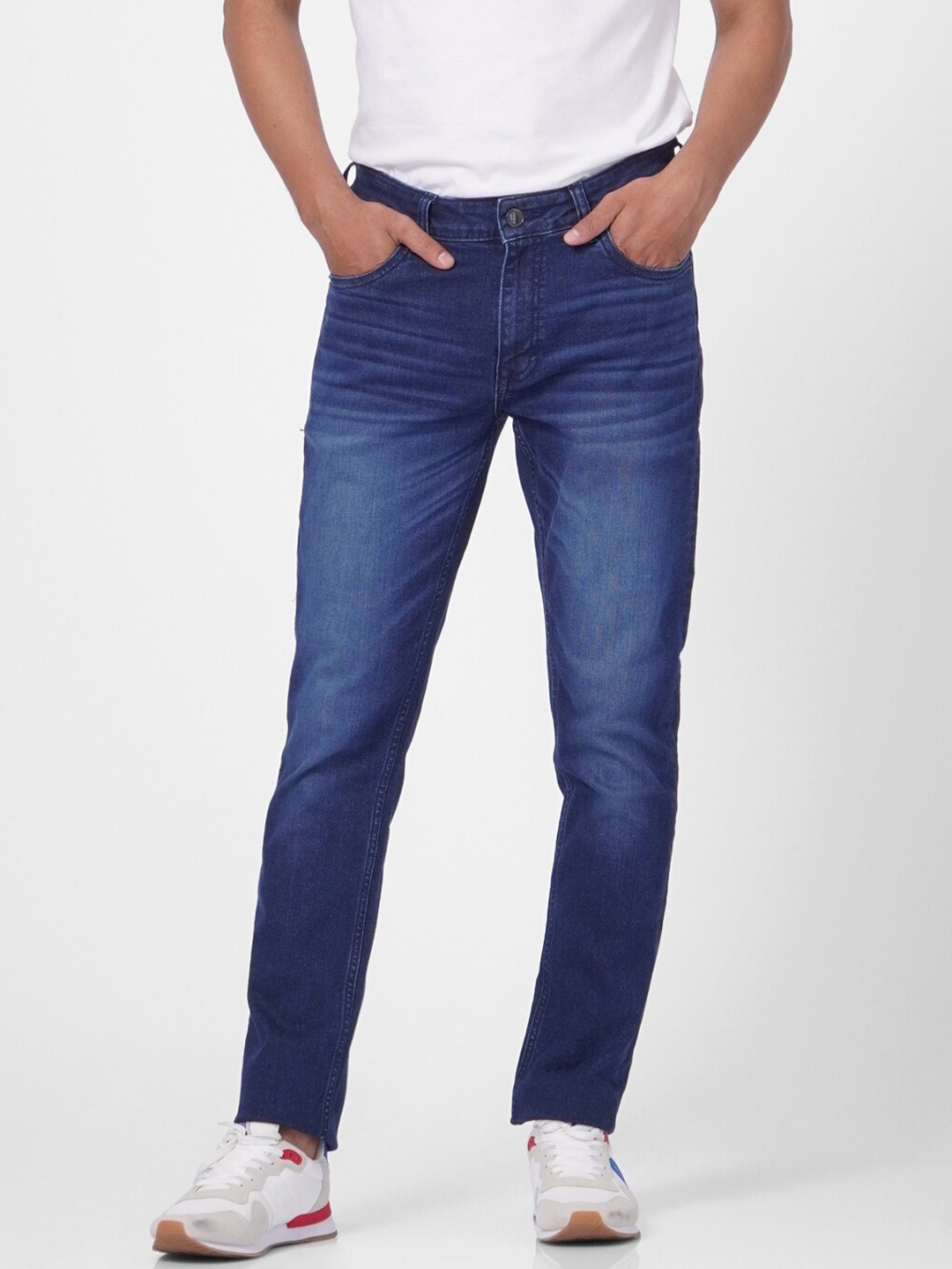 

Jack & Jones Men Blue Skinny Fit Heavy Fade Jeans