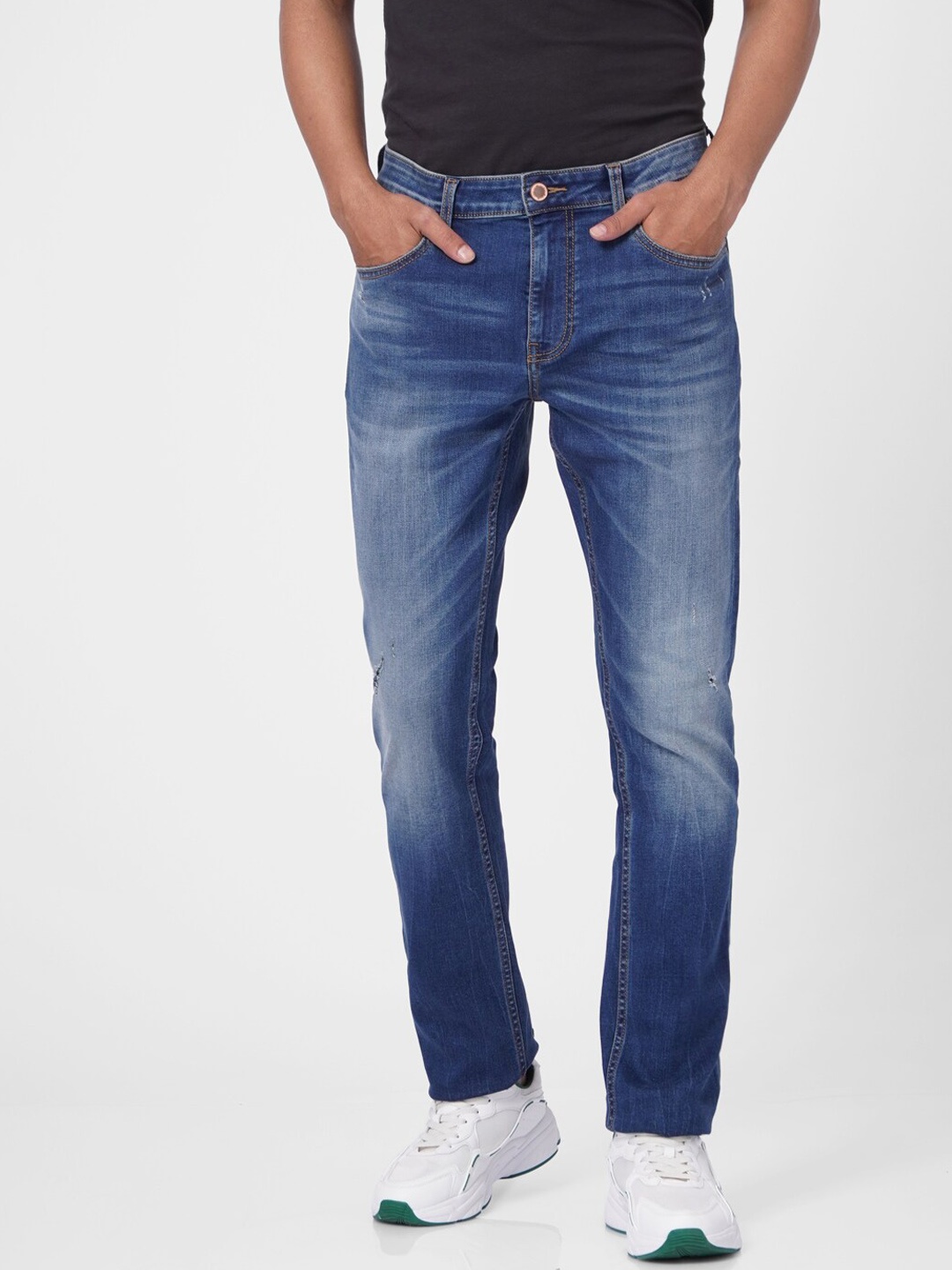 

Jack & Jones Men Blue Slim Fit Heavy Fade Jeans